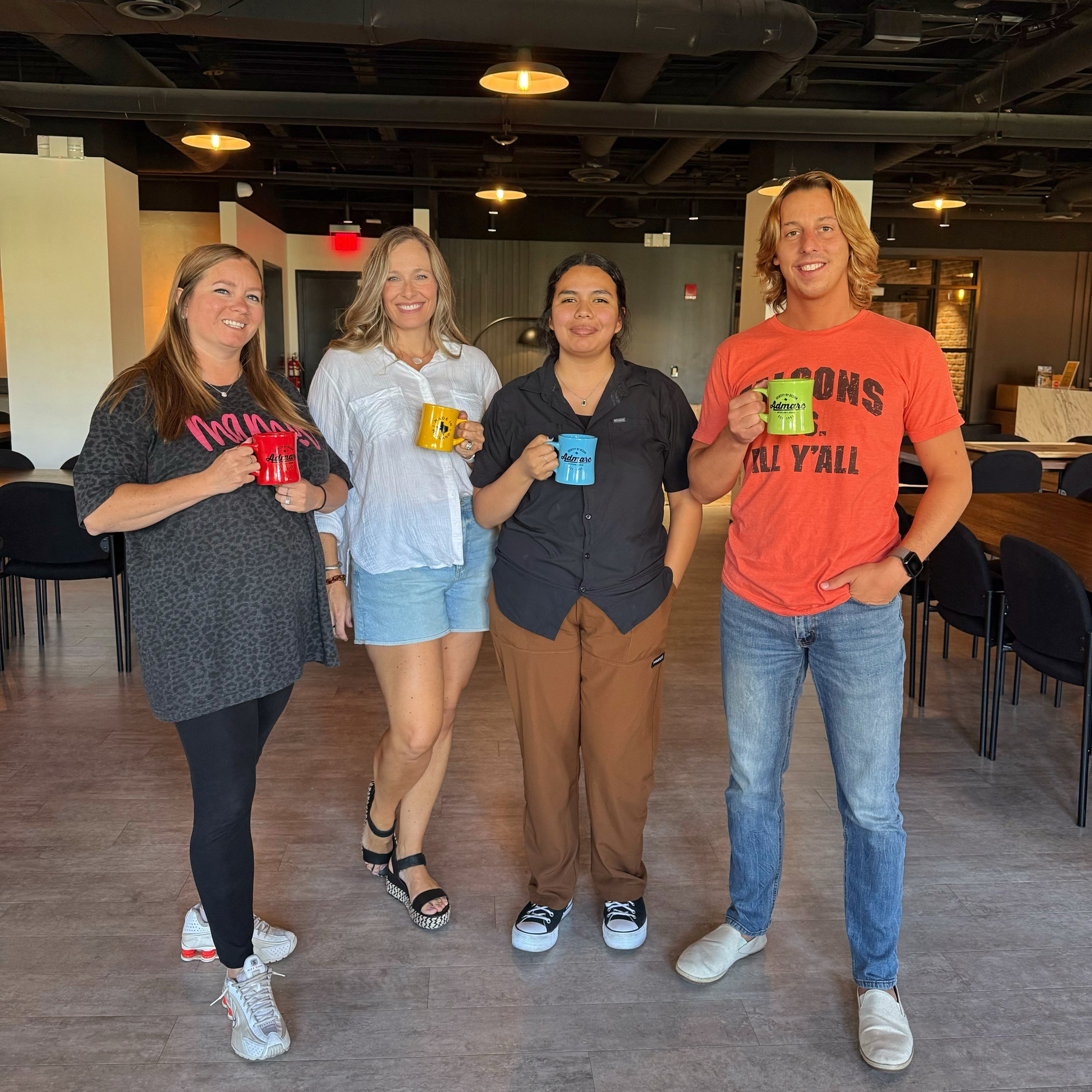 Casual Fridays

We got mugged! Art&rsquo;s favorite mug will be missed, but no tears here! We got a replacement and even some new colors! 

Thanks @bdunton for the gifts! 

#office #coworkingspace #coffee #mugs #work
