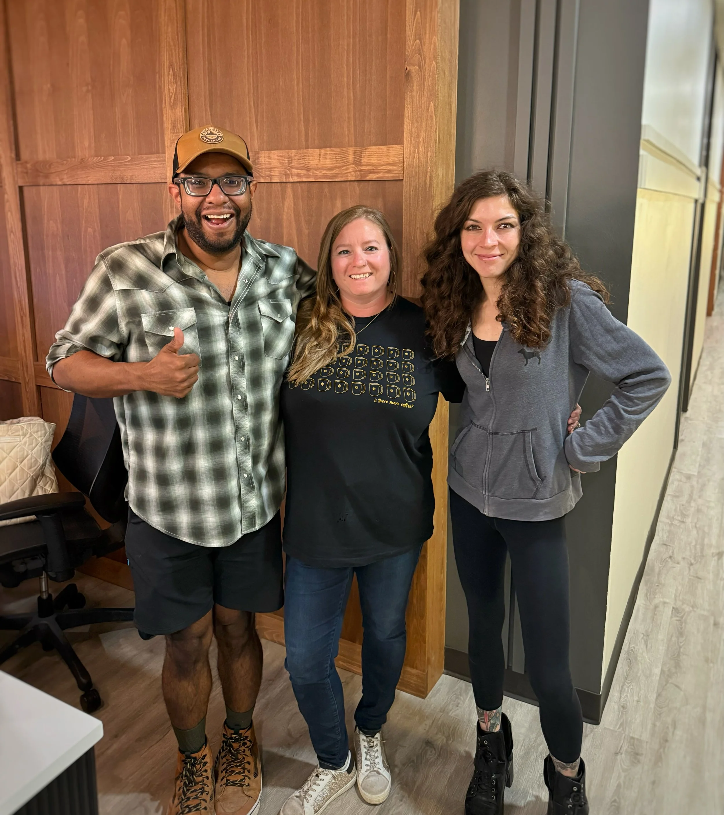 Tall City Brewing in the house!! 🍻 

We love when @tallcitybrewing team members came to visit us. We are excited for Oktoberfest at our Midland Tower location on Wednesday the 14th at 3:30-5:30pm. 

#oktoberfest #community #office #coworkingspace