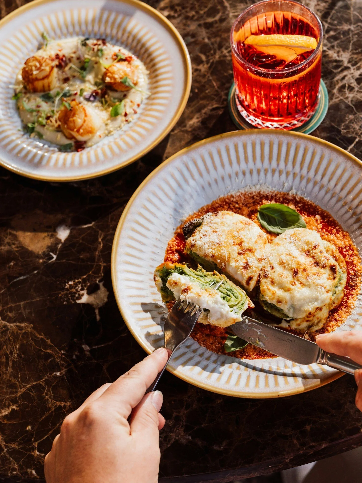 Reminder, we are open for the @ekka Public Holiday on Wednesday, where you can enjoy our Girelle Di Lasagne. Combining layers of ricotta and spinach with tomato and bechamel sauce to create a mouth watering twist on a classic 💚 🤍 ❤️