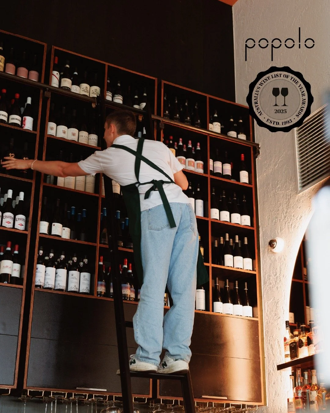 We're proud to announce that the Popolo wine list has once again earned two Glasses at the Australian Wine List of the Year Awards 🍷
Visit tonight and learn about our love of vino