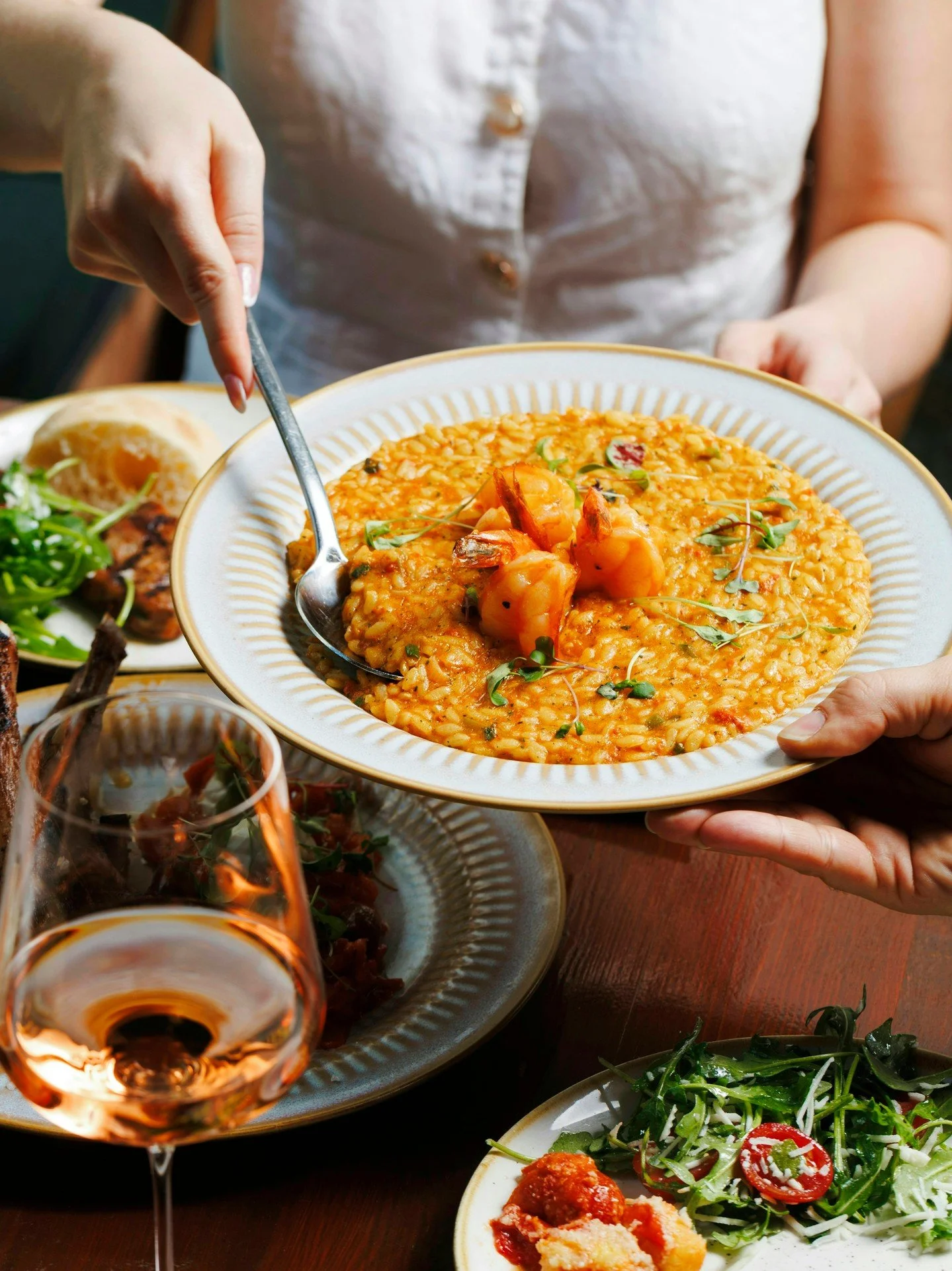 Do you like your risotto creamy? Spicy? Packed with flavour? You can have it all with our Spicy Nduja and Prawn Risotto