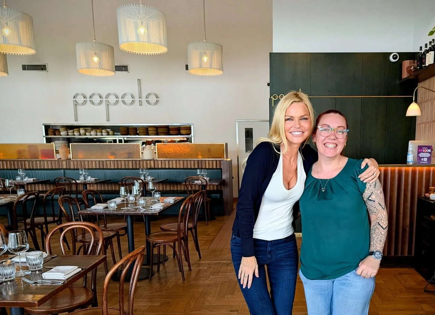 @sophiemonk putting the pop in Popolo with our very own Katelyn!