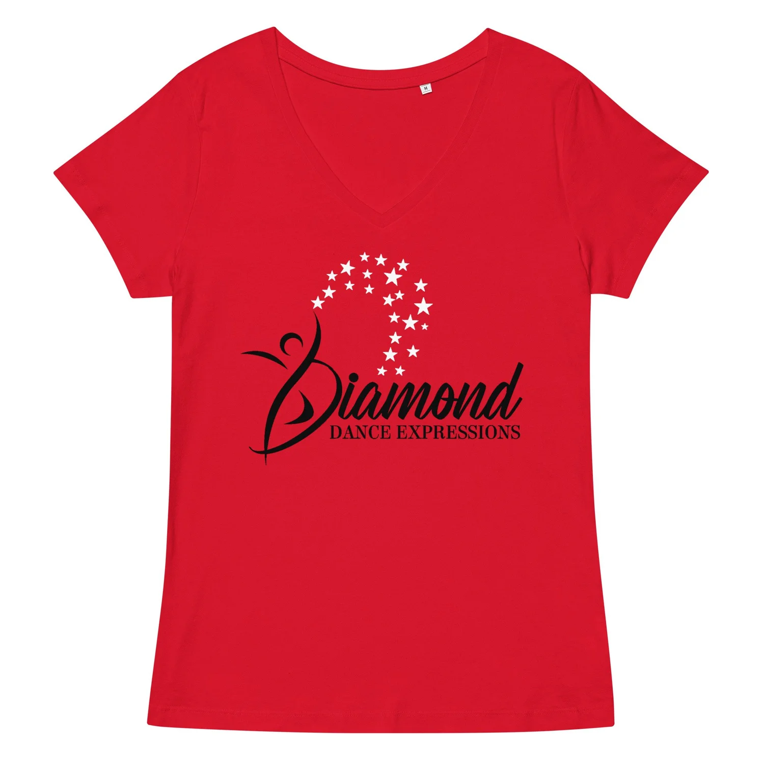 Women’s Fitted V-Neck T-Shirt — Diamond Dance Expressions