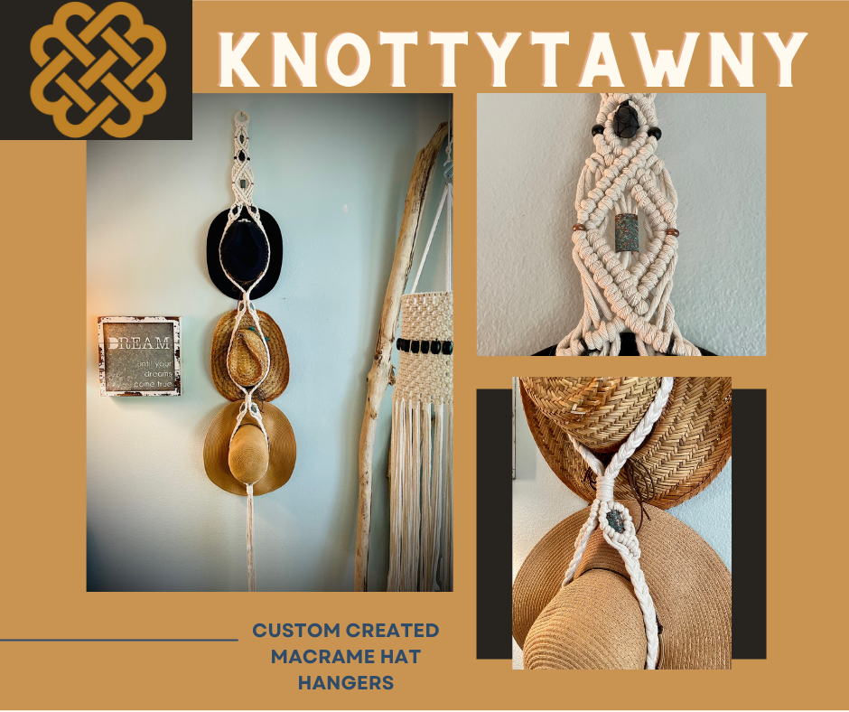 Triple Hat Hanger — Knotty Tawny display picture 2