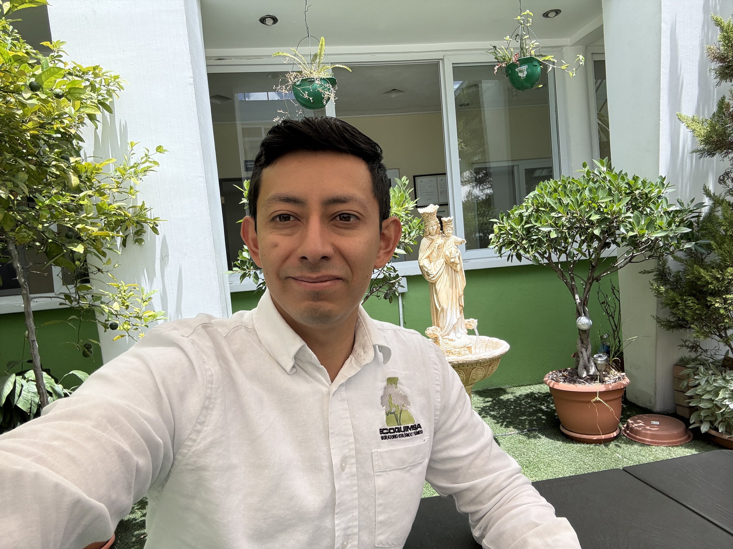 Selfie de Rodolfo Girón en ECOQUIMSA