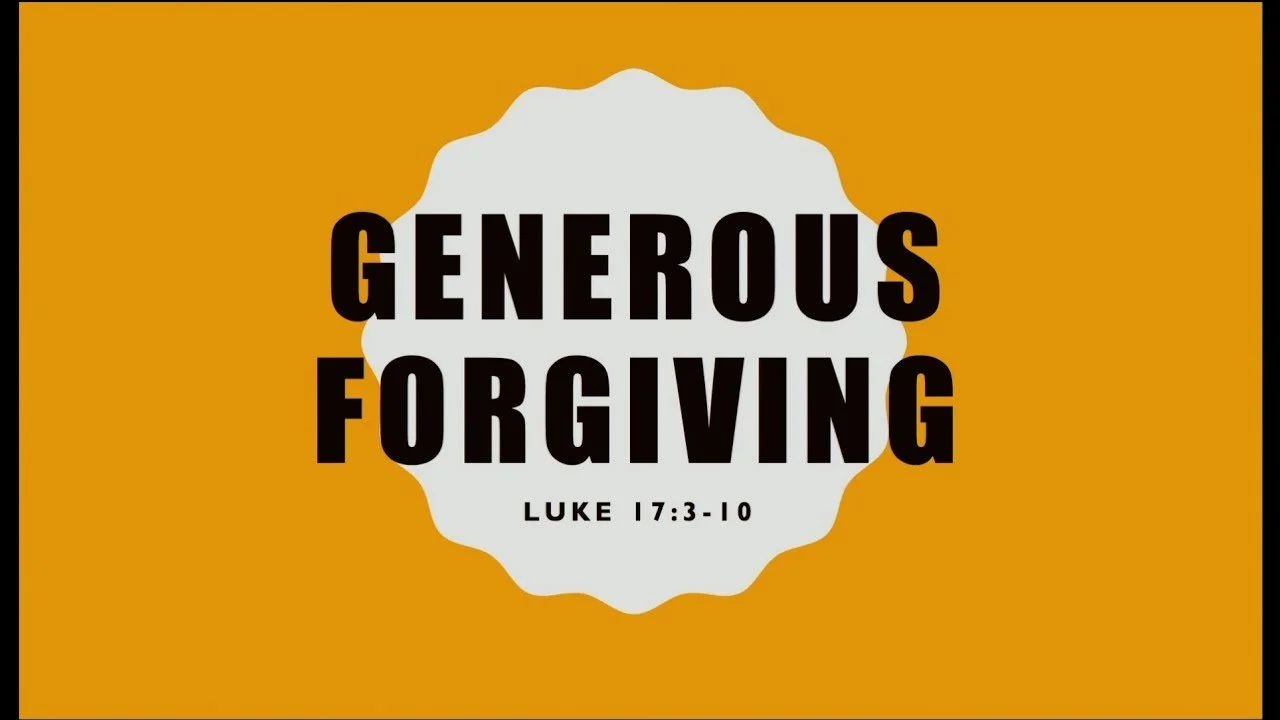 Generous Giving - Pr Rufus Chan