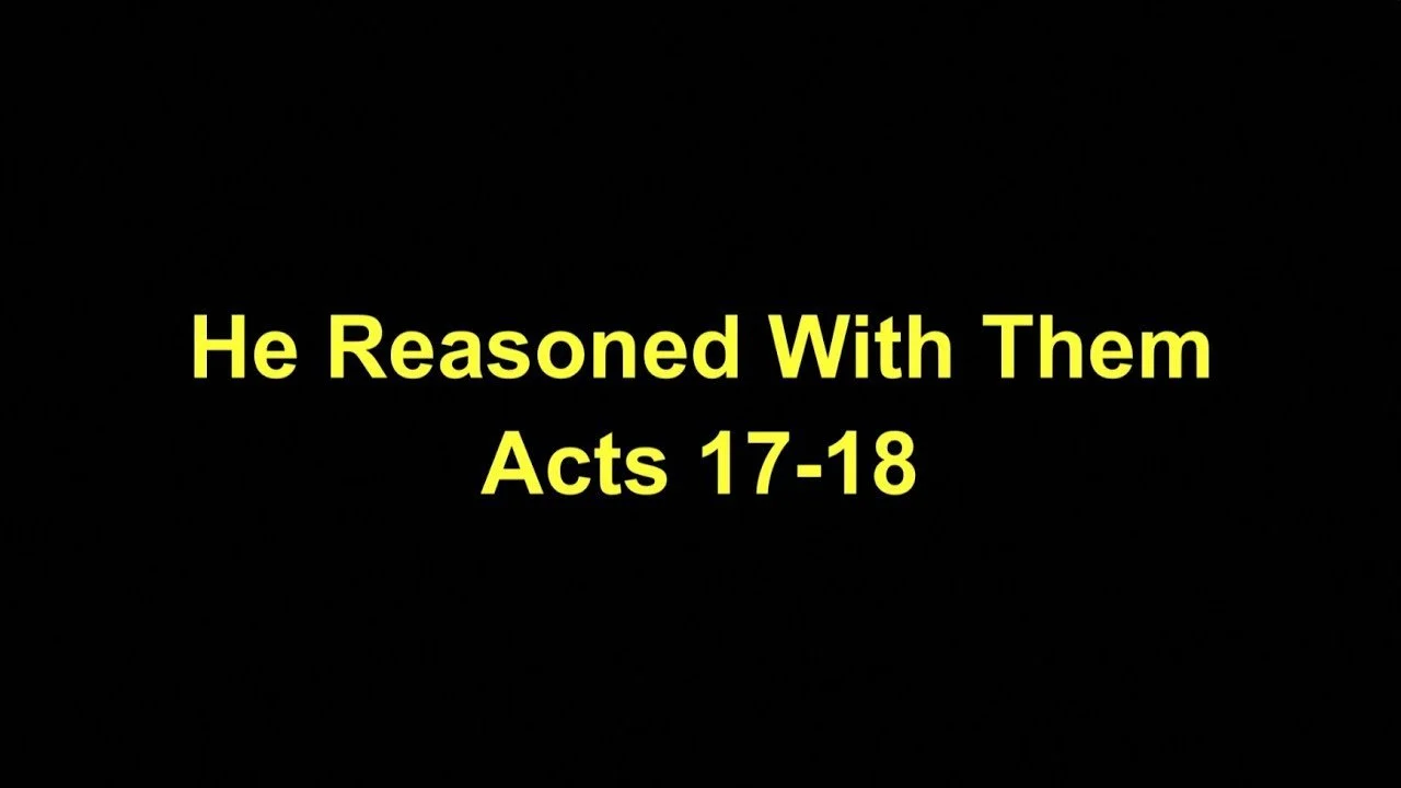 He Reasoned with Them – Rev Dr Lynette Sathiasingam