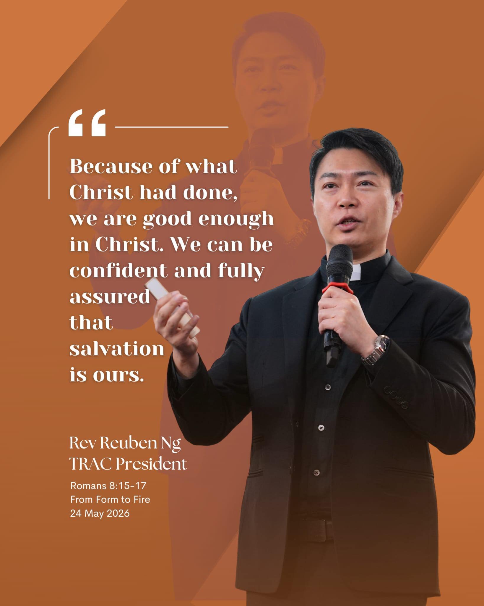 From Form to Fire - Rev Reuben Ng
