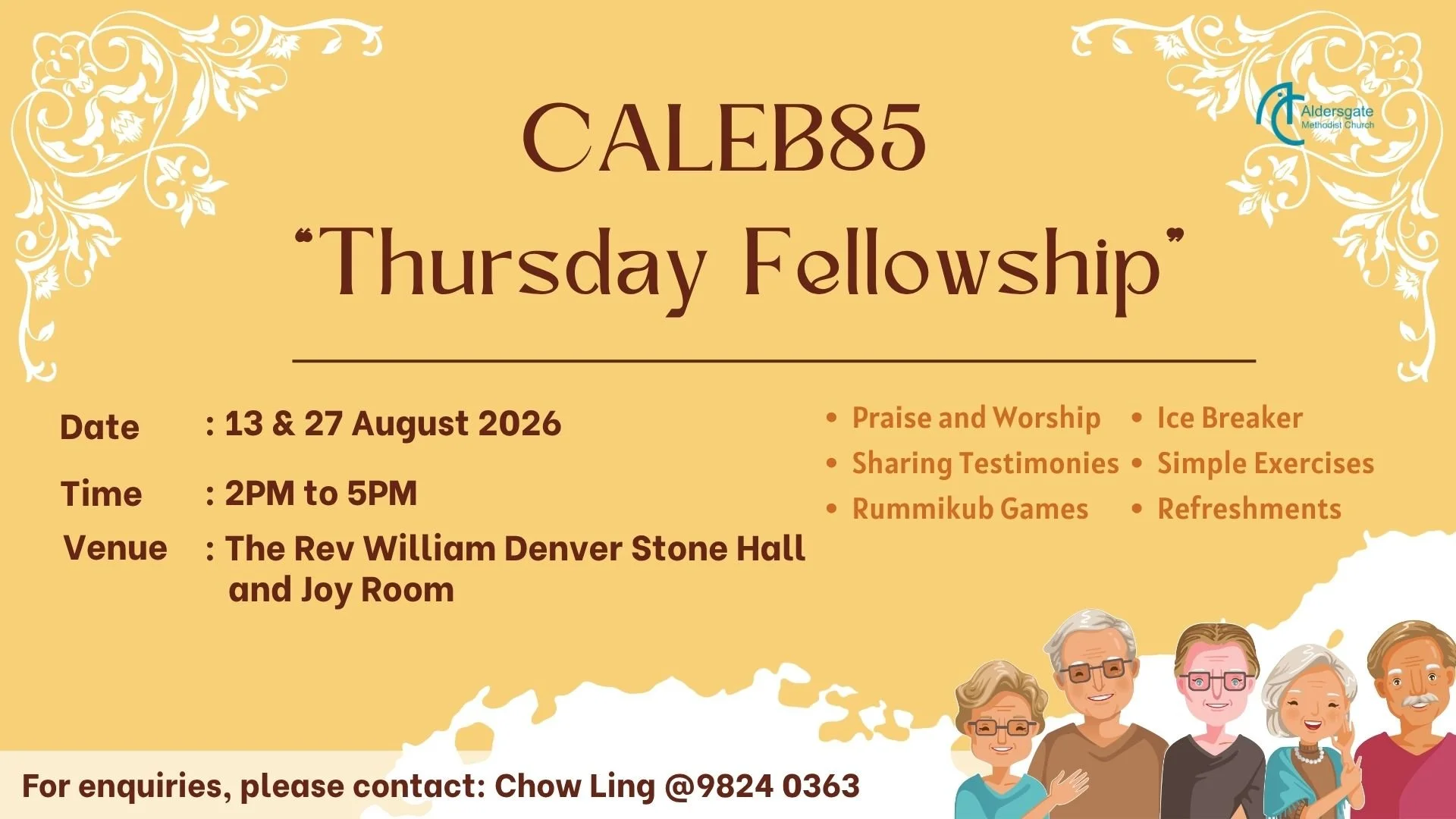 Caleb85 Thursday Fellowship