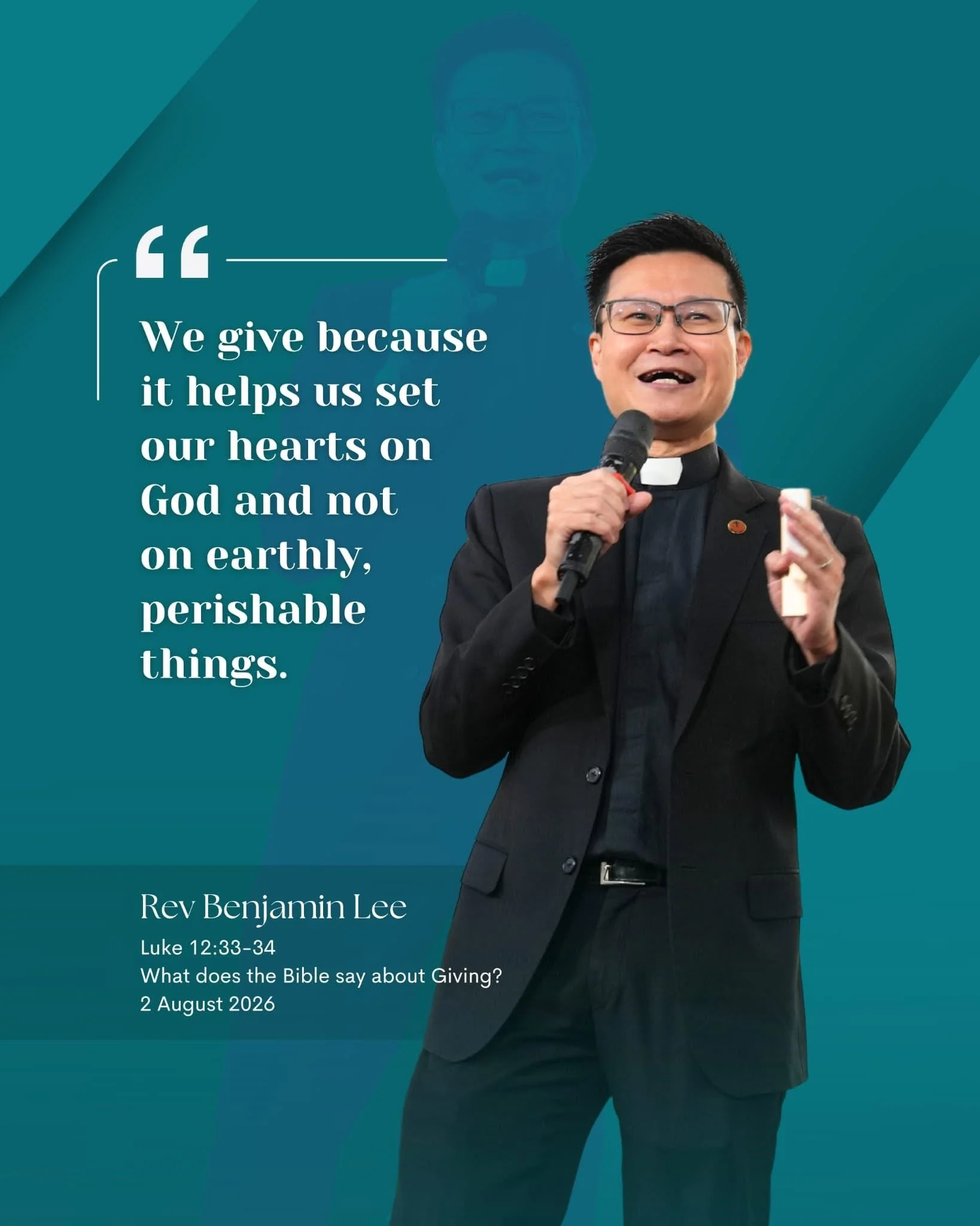 What does the Bible say about Giving? - Rev Benjamin Lee