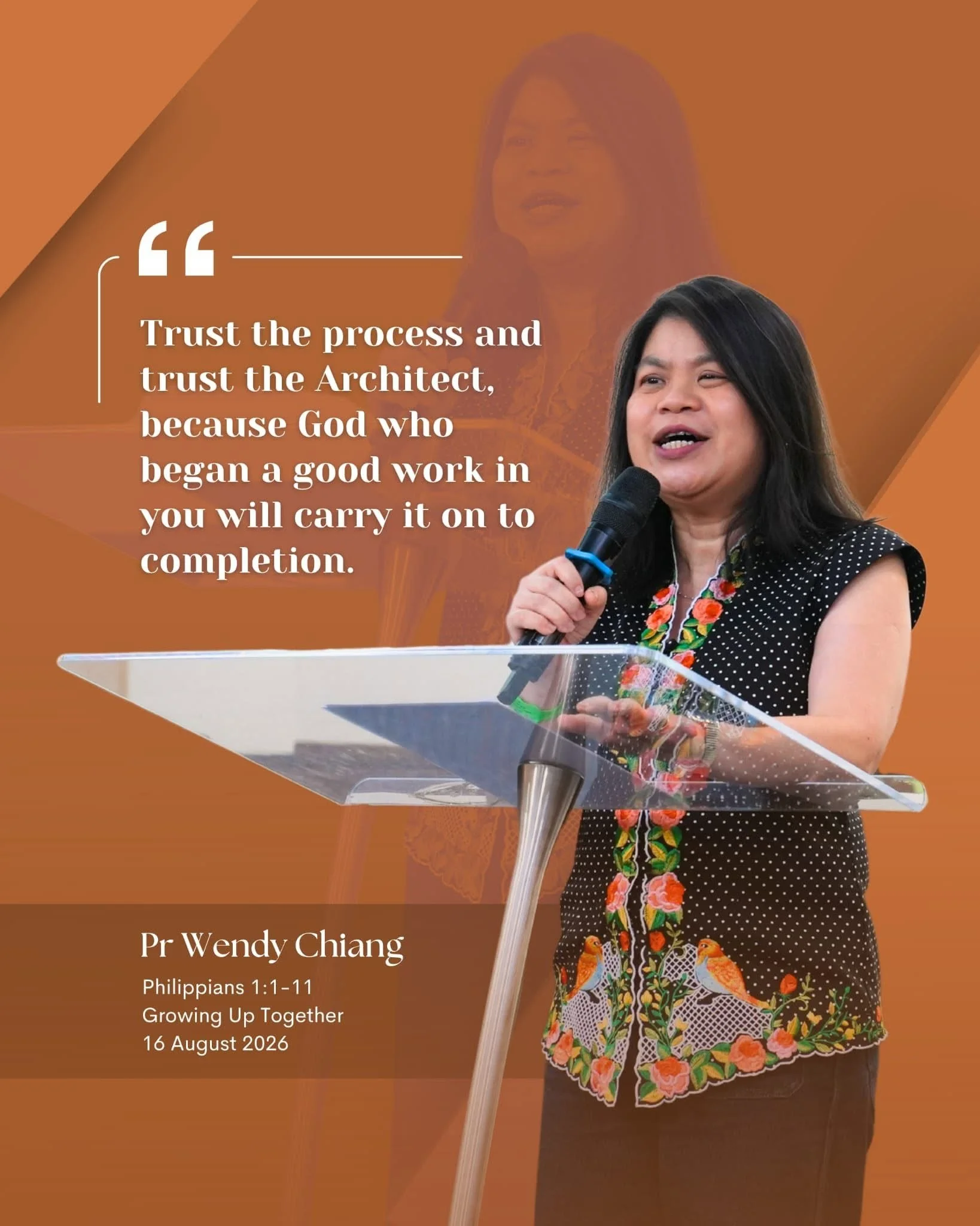 Growing Up Together - Pr Wendy Chiang-Cheong