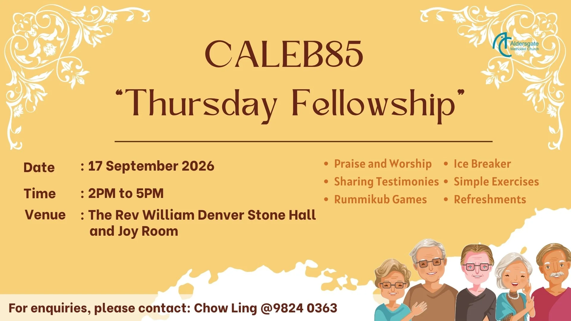 Caleb85 Thursday Fellowship
