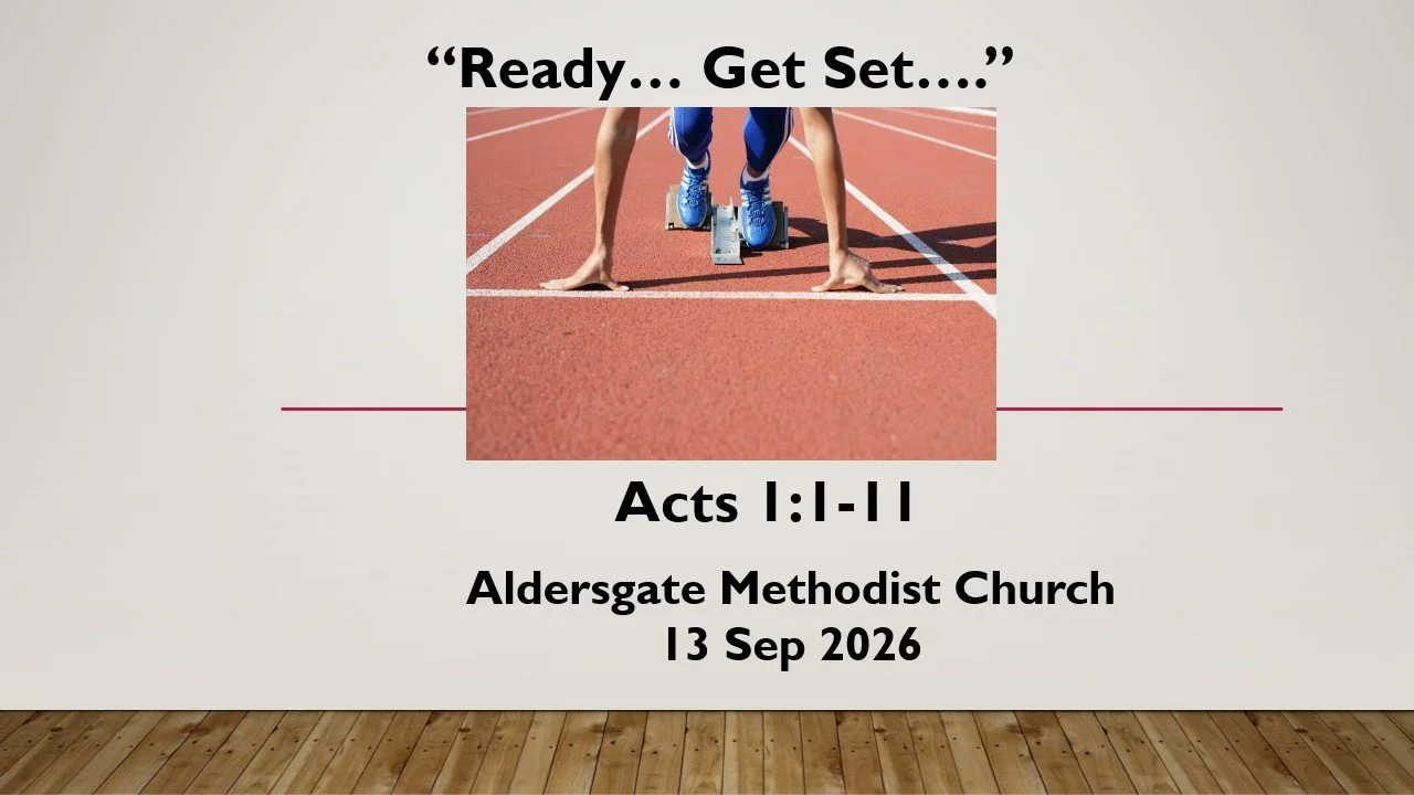 Ready, Get Set… - Rev Manik Corea