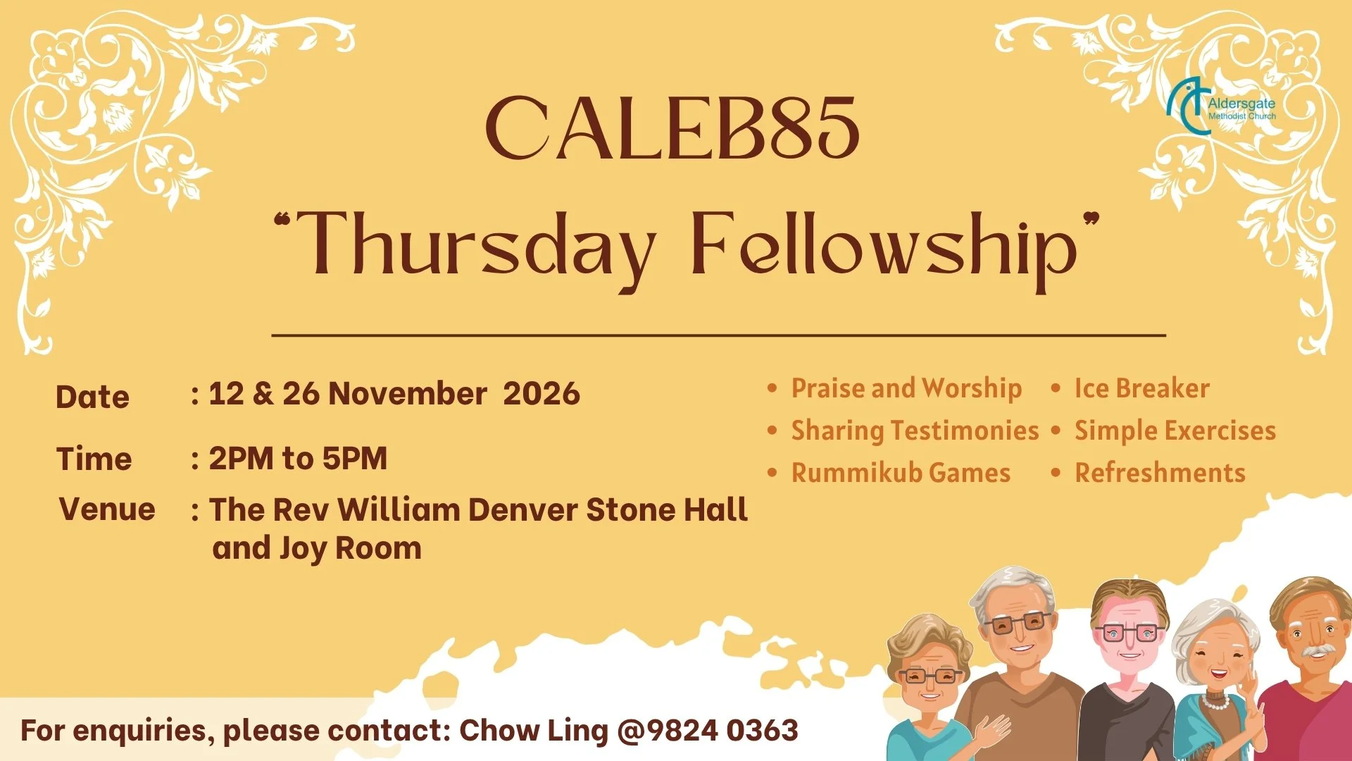 Caleb85 Thursday Fellowship