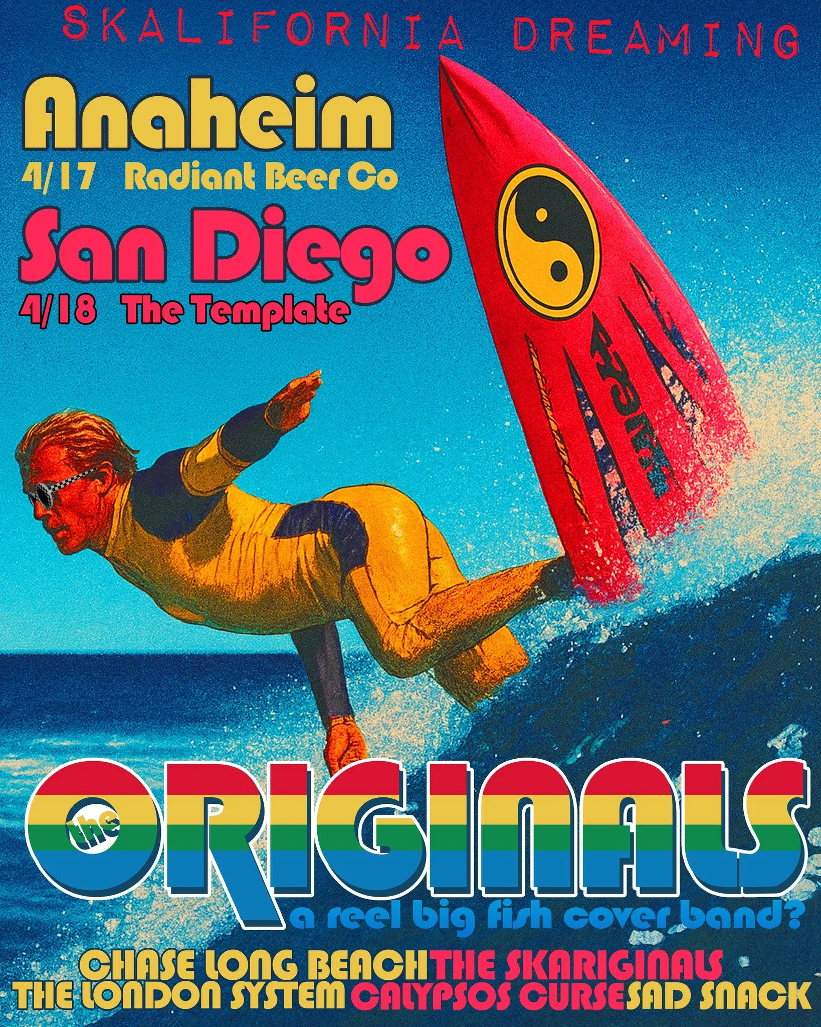 The Skariginals are heading down to San Diego for the ultimate original battle!  Meet me at The Template on April 18 - 7PM sharp! Tickets in bio~