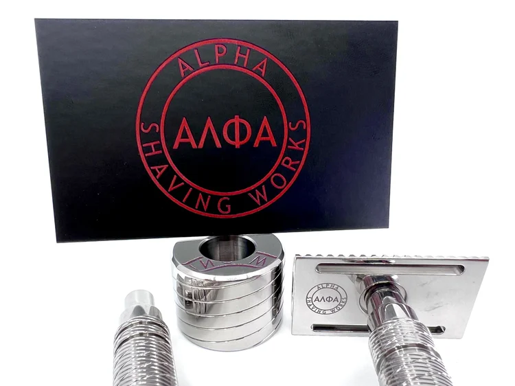 Outlaw Evolution Ti - a new razor by Alpha Shaving Works — Alpha