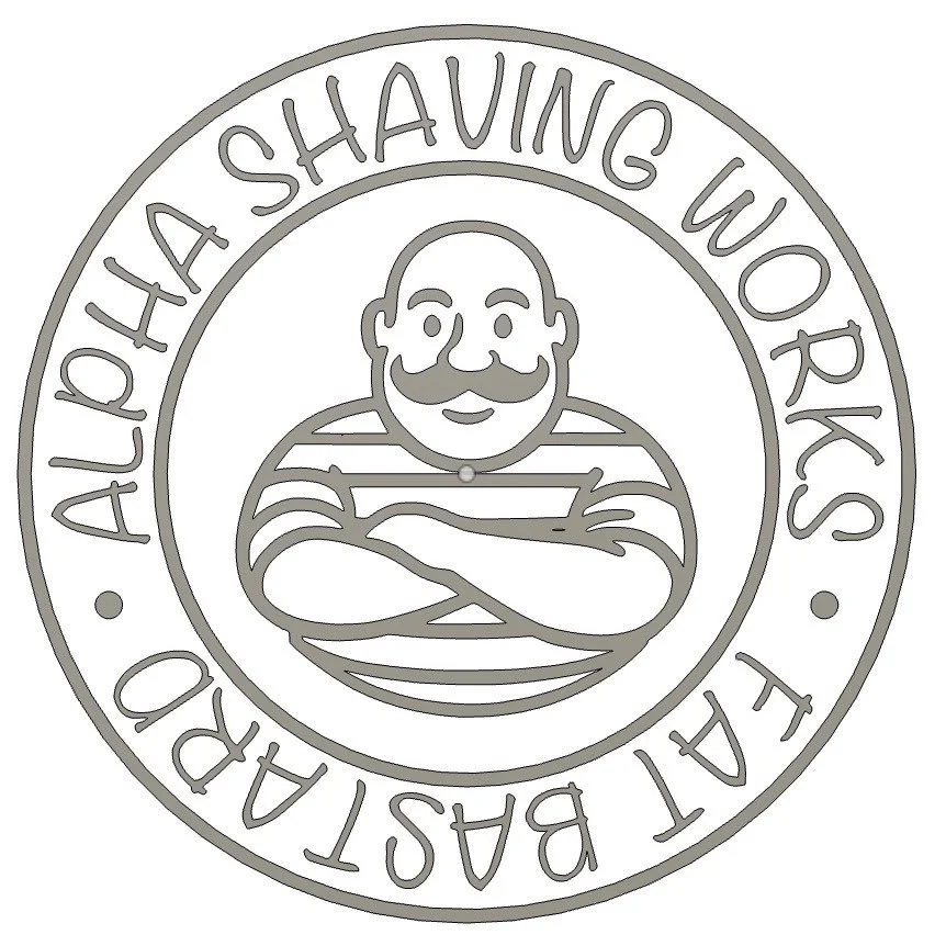I am in the middle of processing the next batch of &quot;Fat Alec&quot; - the fattest handle from Alpha Shaving Works. The logo has been re-worked and is now true to the spirit of being a real chubby handle. This Fat Bastard of a handle will be made 