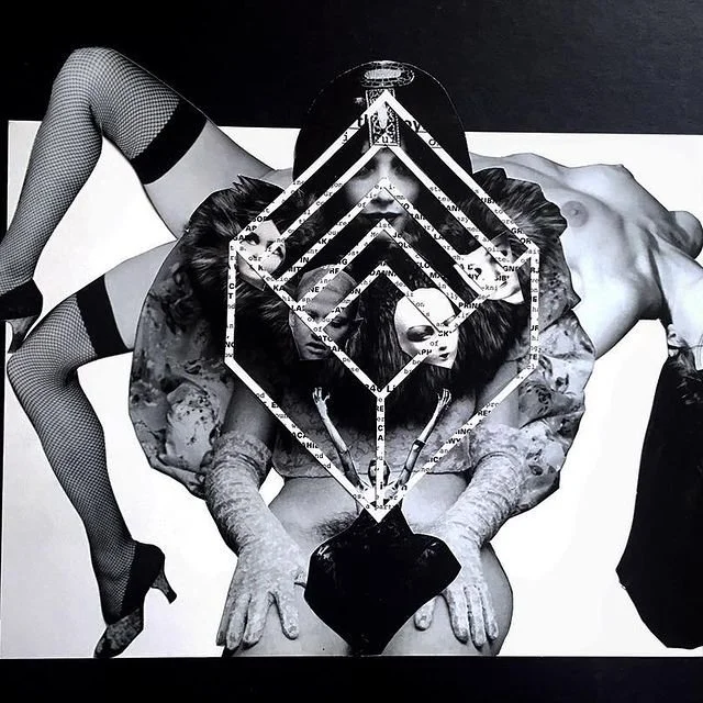 mattidwan paper collage – voidkeeper || avec sa toile d’araignée