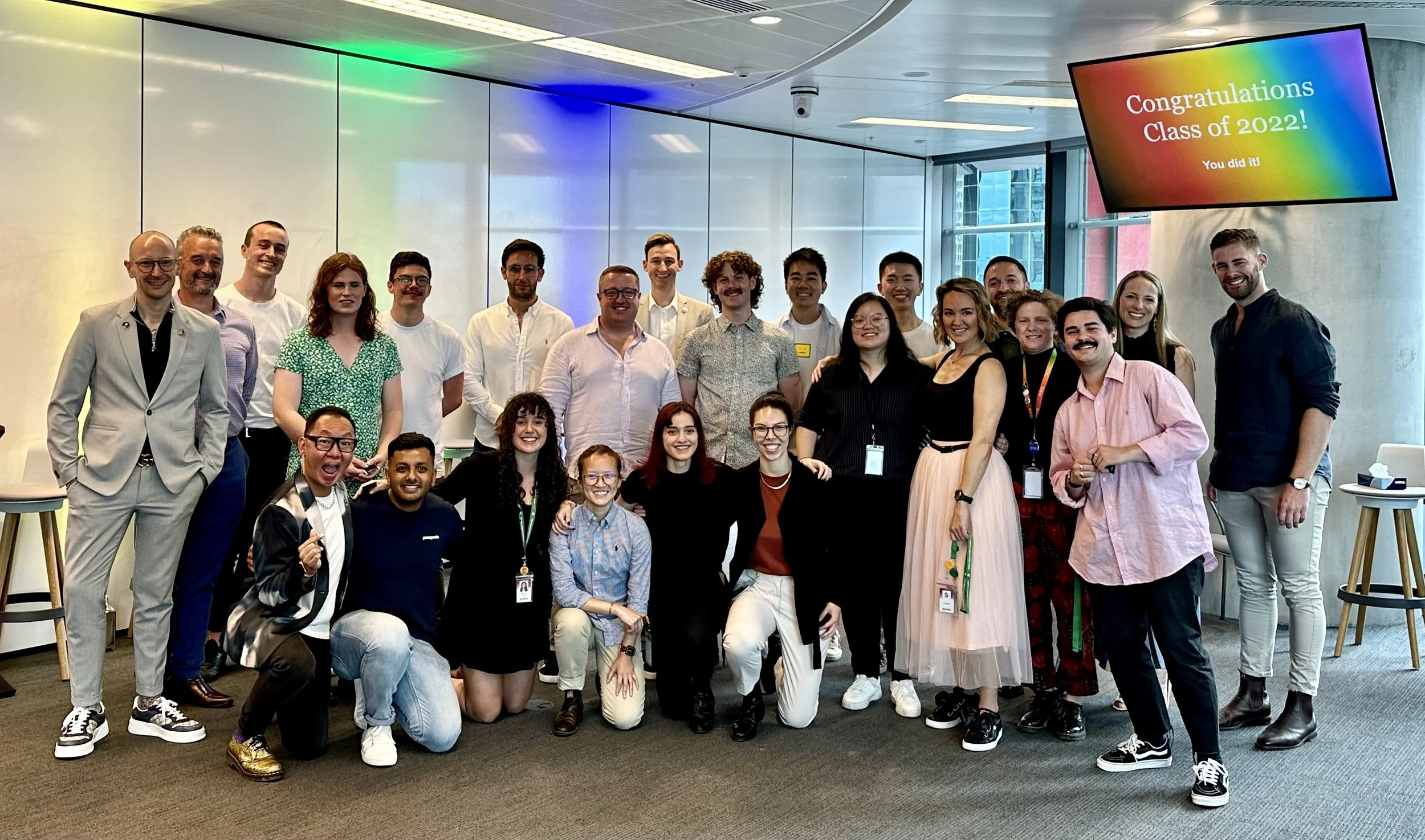 group of LGBTQ+ professionals in Authentic Leaders LGBTQ+ leadership program in Australia