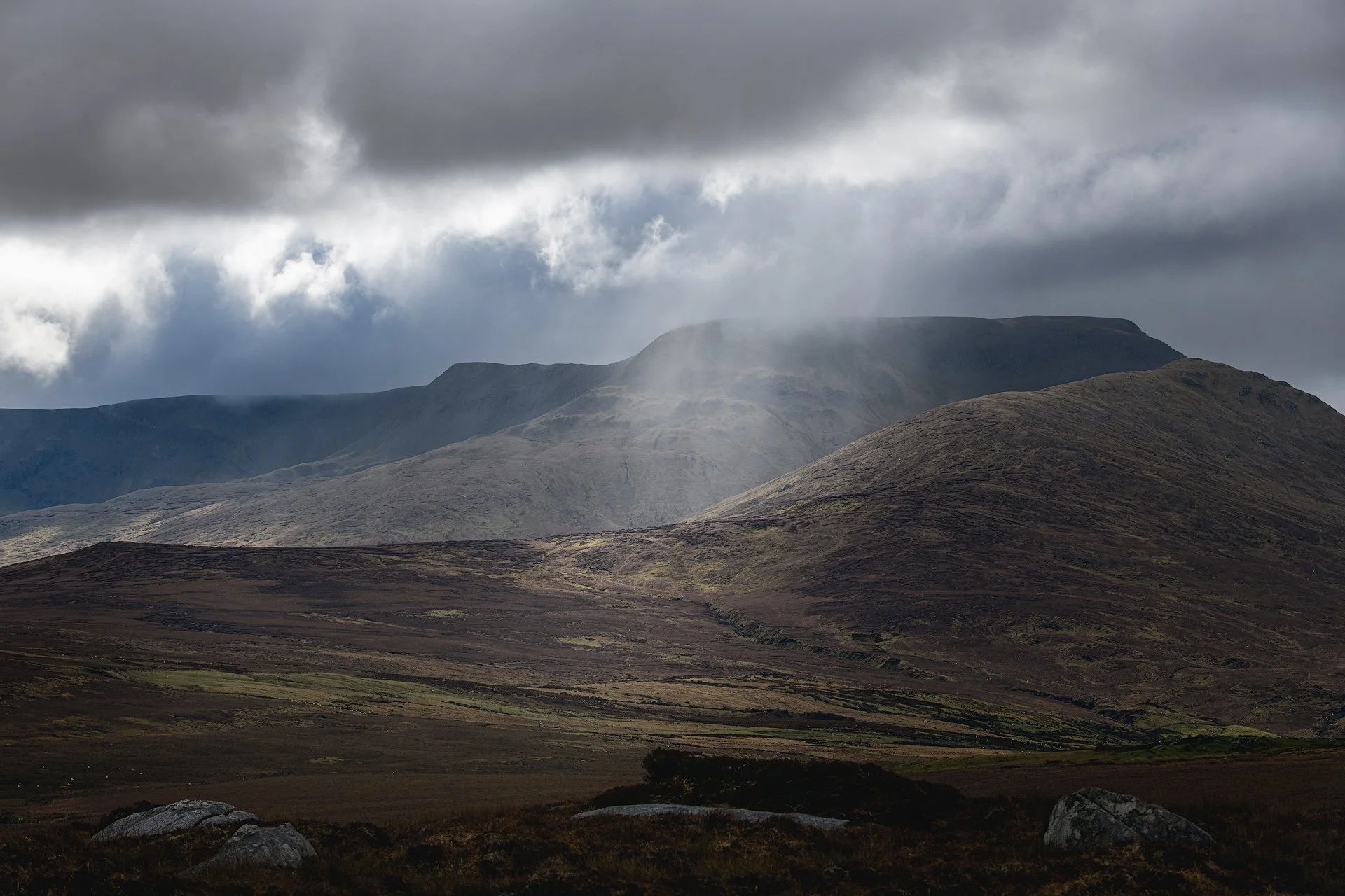 Rain cloud Mayo Ireland 