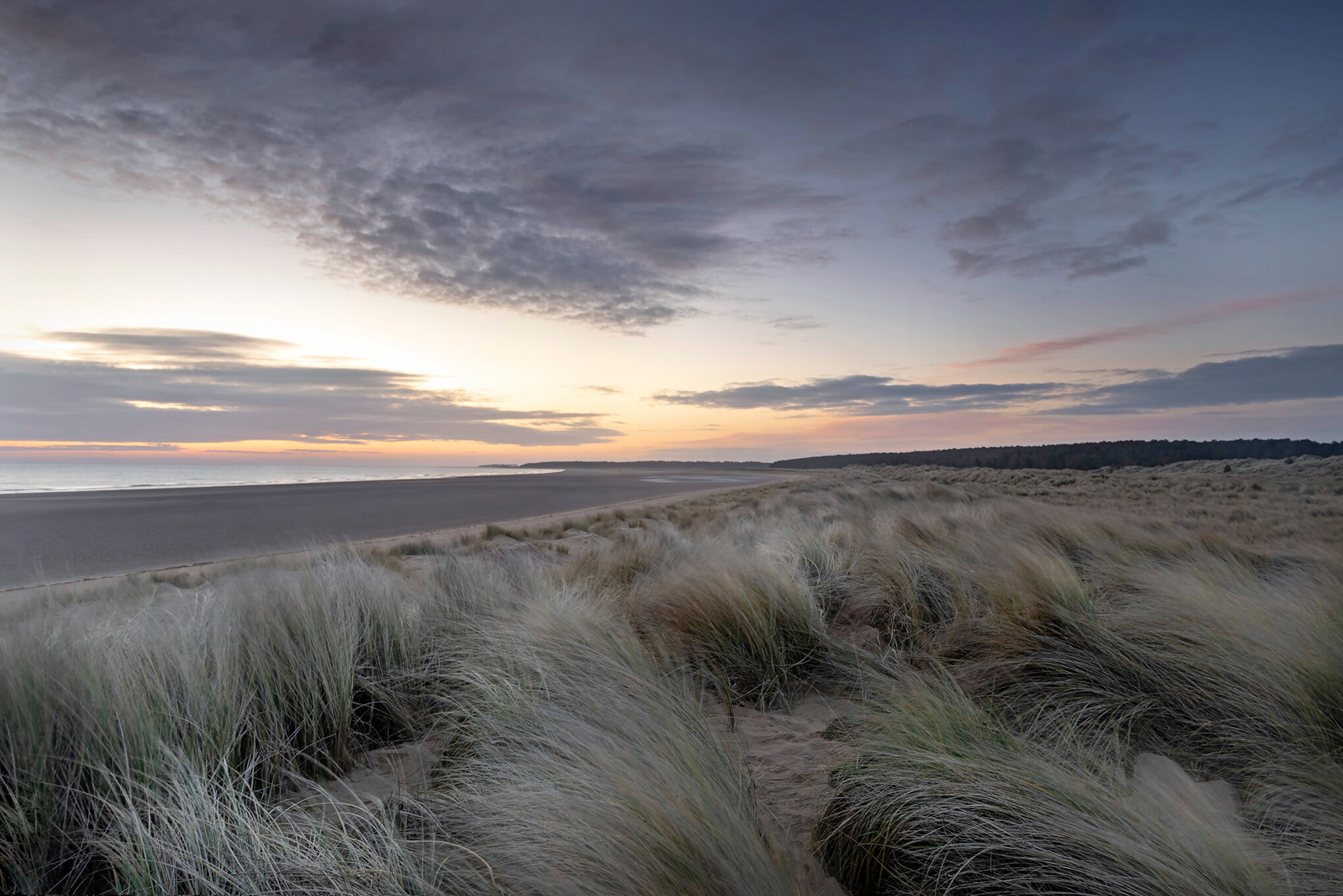 Burnham Overy  beach spring dawn