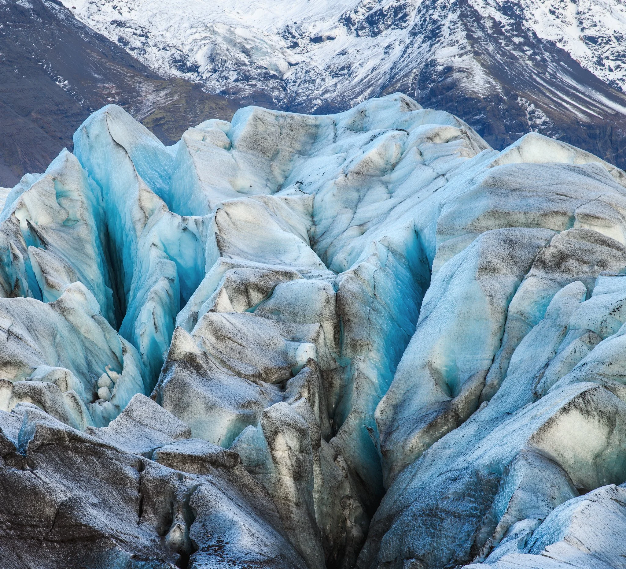The glacier Iceland 
