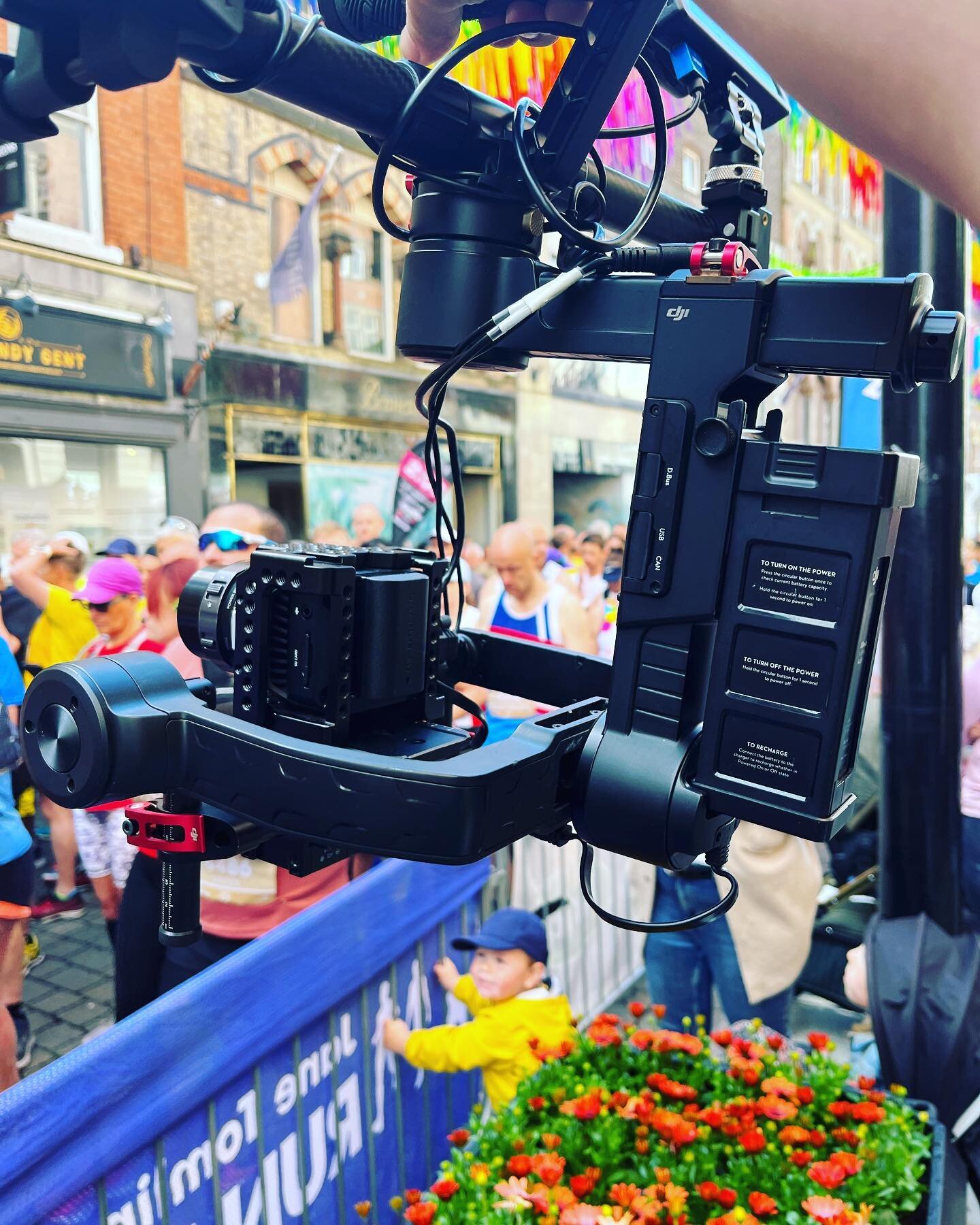 Filming the Derby Marathon today for #lovederby and @jubileederby