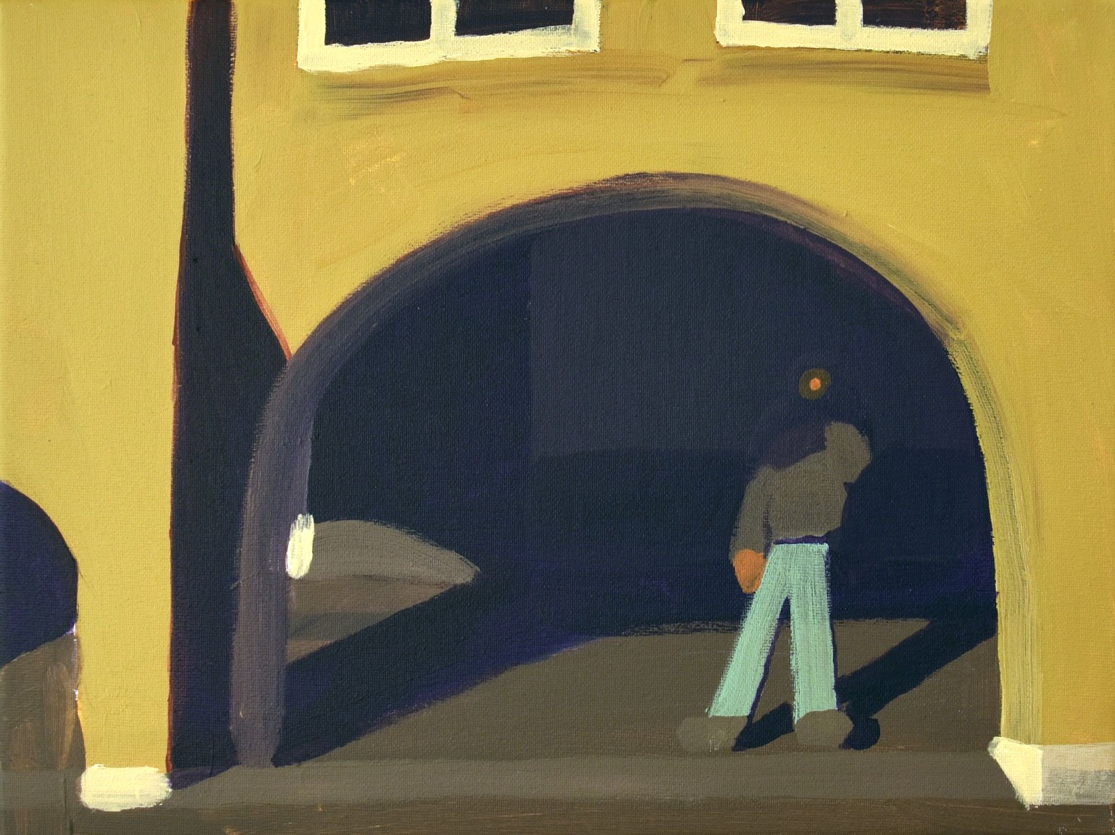 «LAUBE» Acrylic on canvas / 30 x 40 cm / 2025