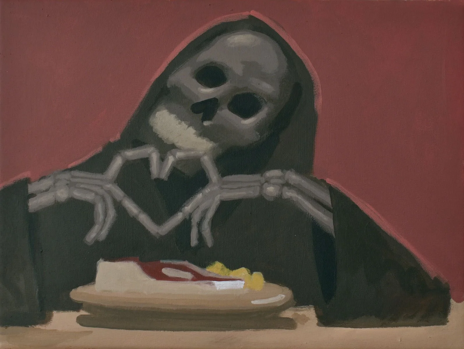 «GOUMESCHUTZELER» Acrylic on canvas / 30 x 40 cm / 2025