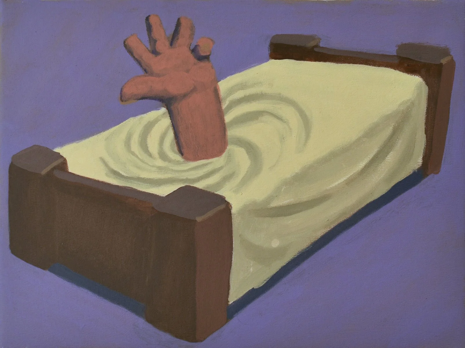 «Ritual» Acrylic on canvas / 30 x 40 cm / 2025