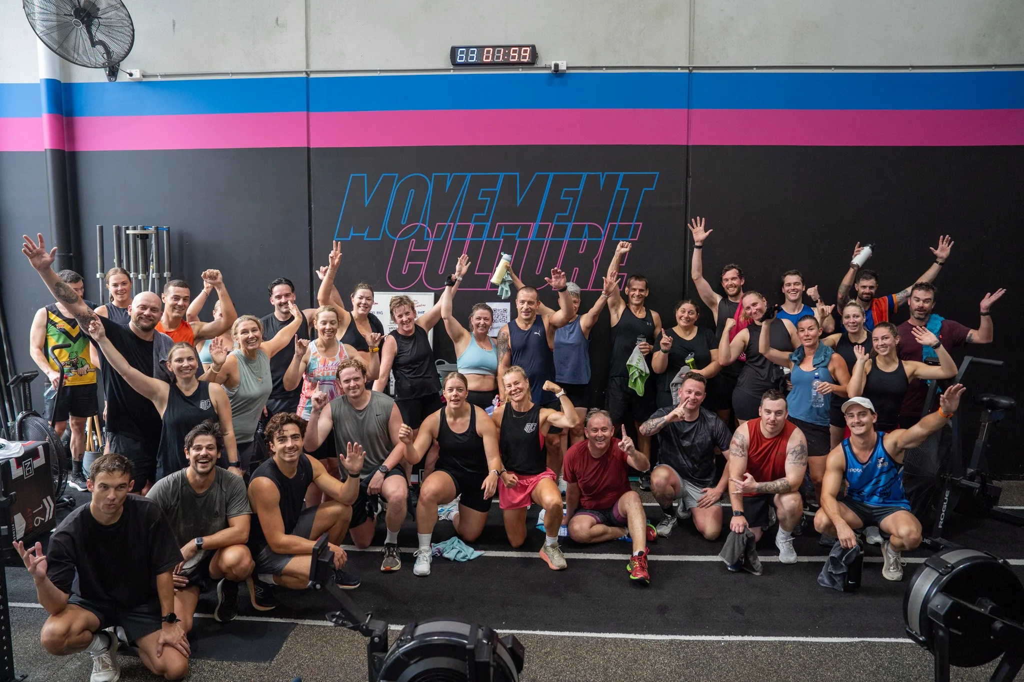 Movement Culture community training together — Altona North gym