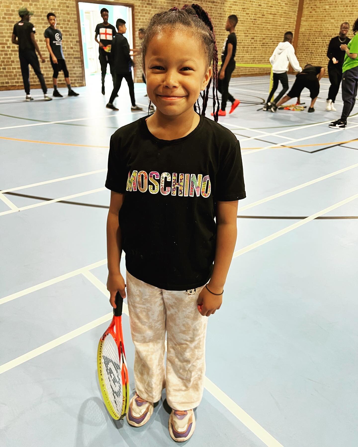 We learnt how to play badminton &amp; tennis at @better_flaxman 🎾 🎾 balls were flying everywhere!!! #fun #badminton