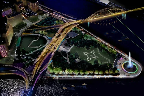 Three Rivers Park Lighting Strategy/Pittsburg/USA