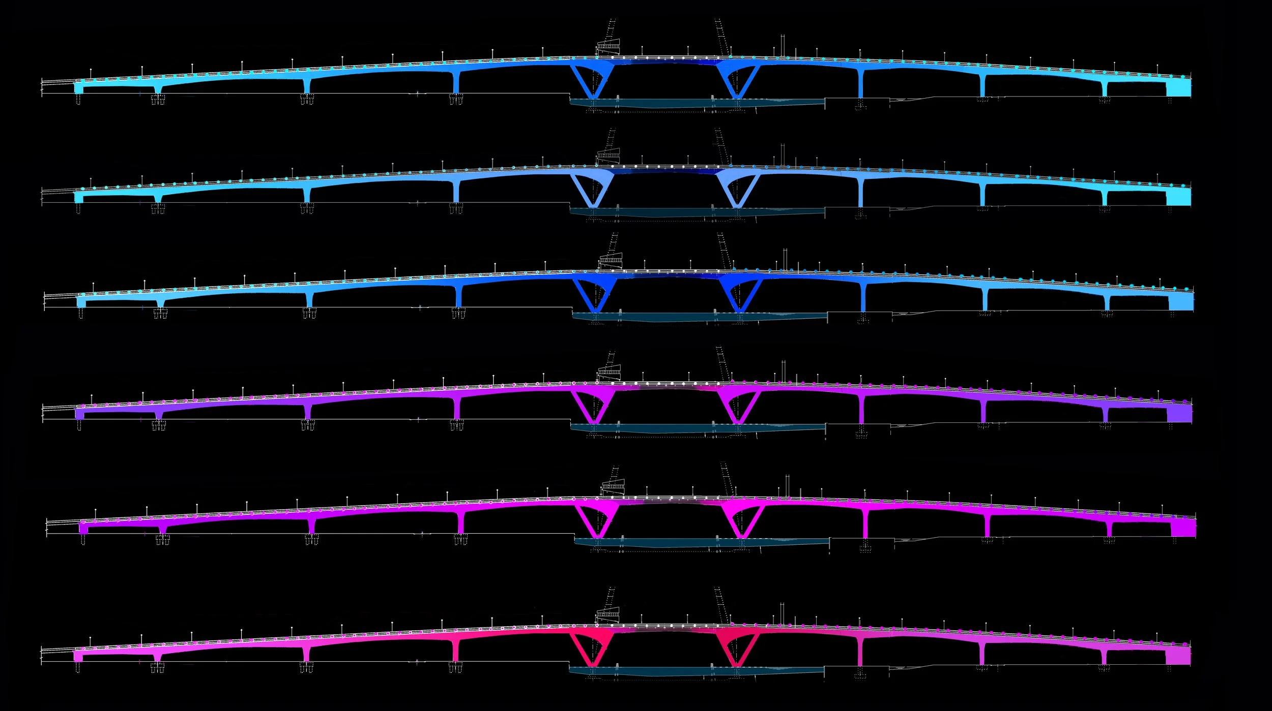 E. Clay Shaw Jr. Bridge Lighting project Concept Vision