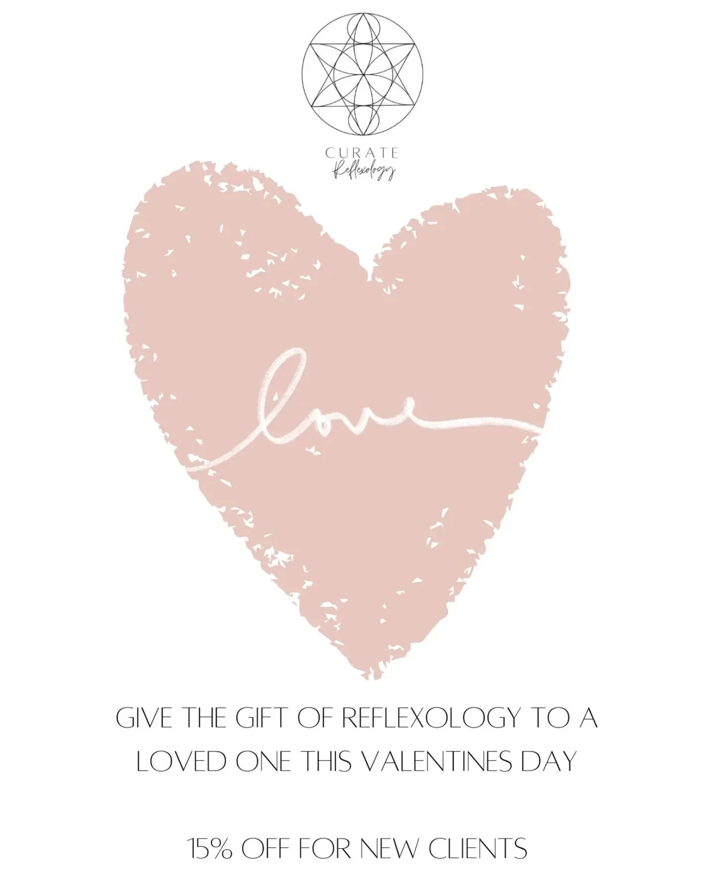 L O V E  I S  I N  T H E  A I R . . .

Show a loved one just how much you care with an indulgent reflexology treatment this Valentine's day 

15% off for new clients

Clinic and mobile treatments available

Evenings and Weekends

Want to find out mor