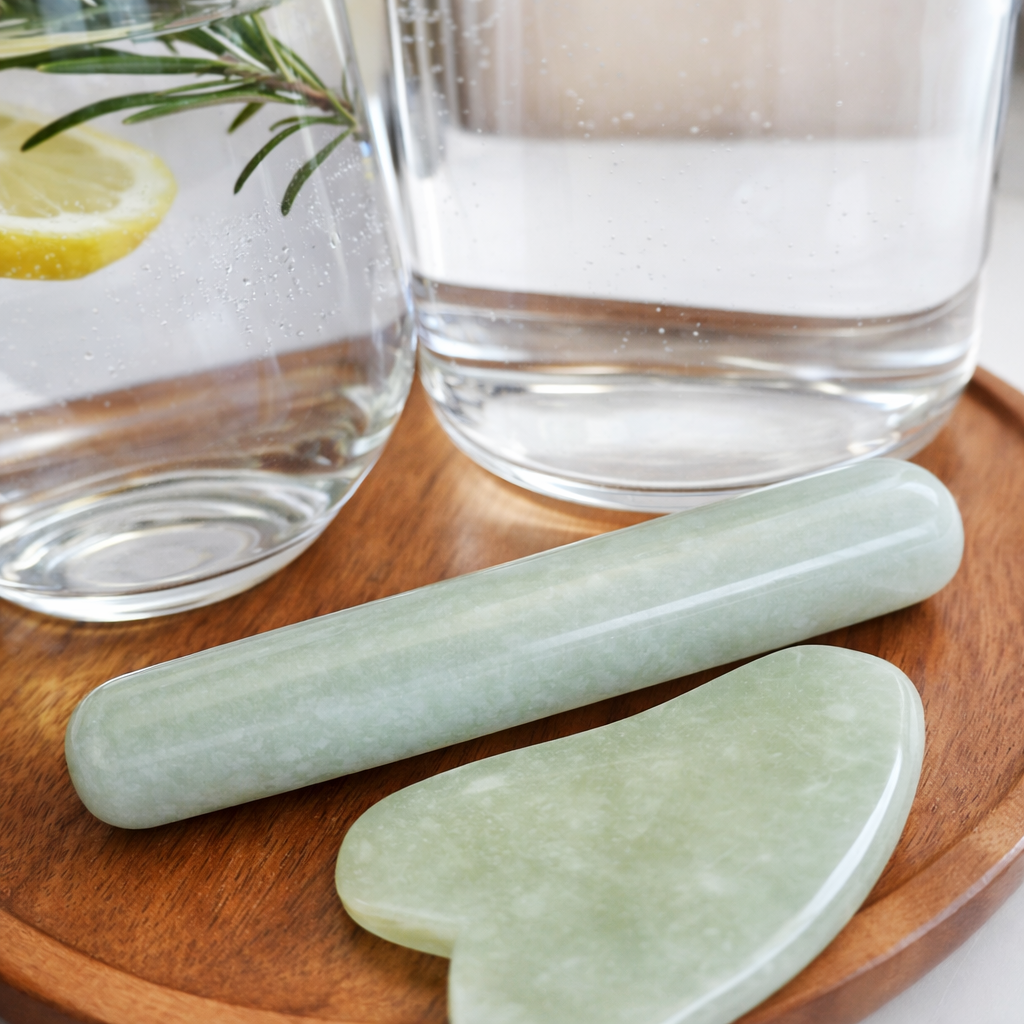Jade tools on wooden tray.png