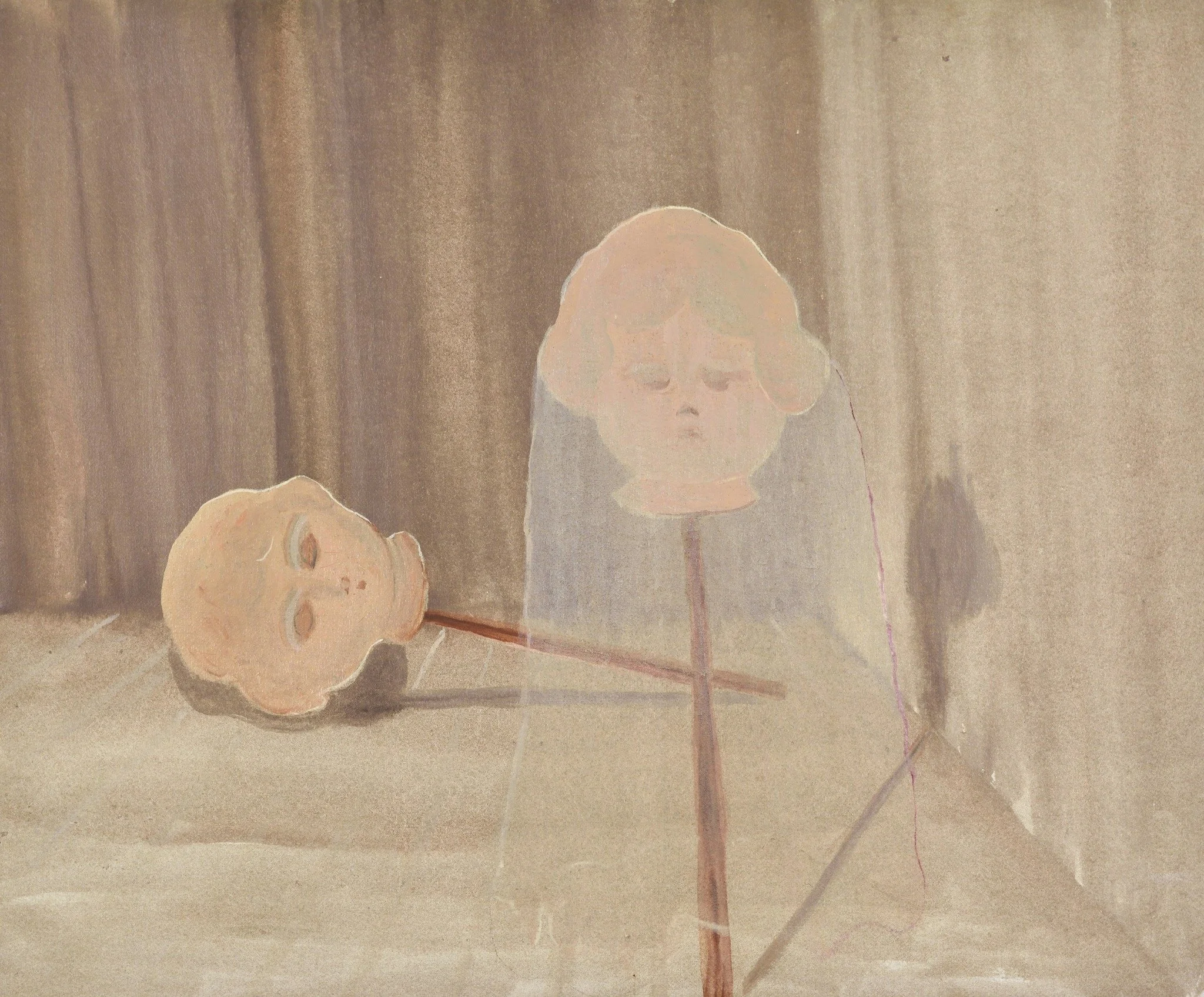 One more week until Monique Gies ✨

***
Monique Gies verlaat in 1977 plots haar gezin, trekt naar Parijs en schildert in &eacute;&eacute;n jaar een hondertal werken. Haar lege interieurs en bevreemdende poppen roepen een beklemmende, onzichtbare aanw