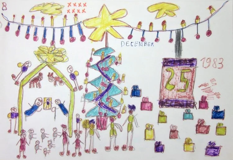 𝗩𝗿𝗼𝗹𝗶𝗷𝗸 𝗸𝗲𝗿𝘀𝘁f𝗲𝗲𝘀𝘁! 🎄✨

Werk: Collectie Benny Strubbe, Museum Dr. Guislain, Gent.