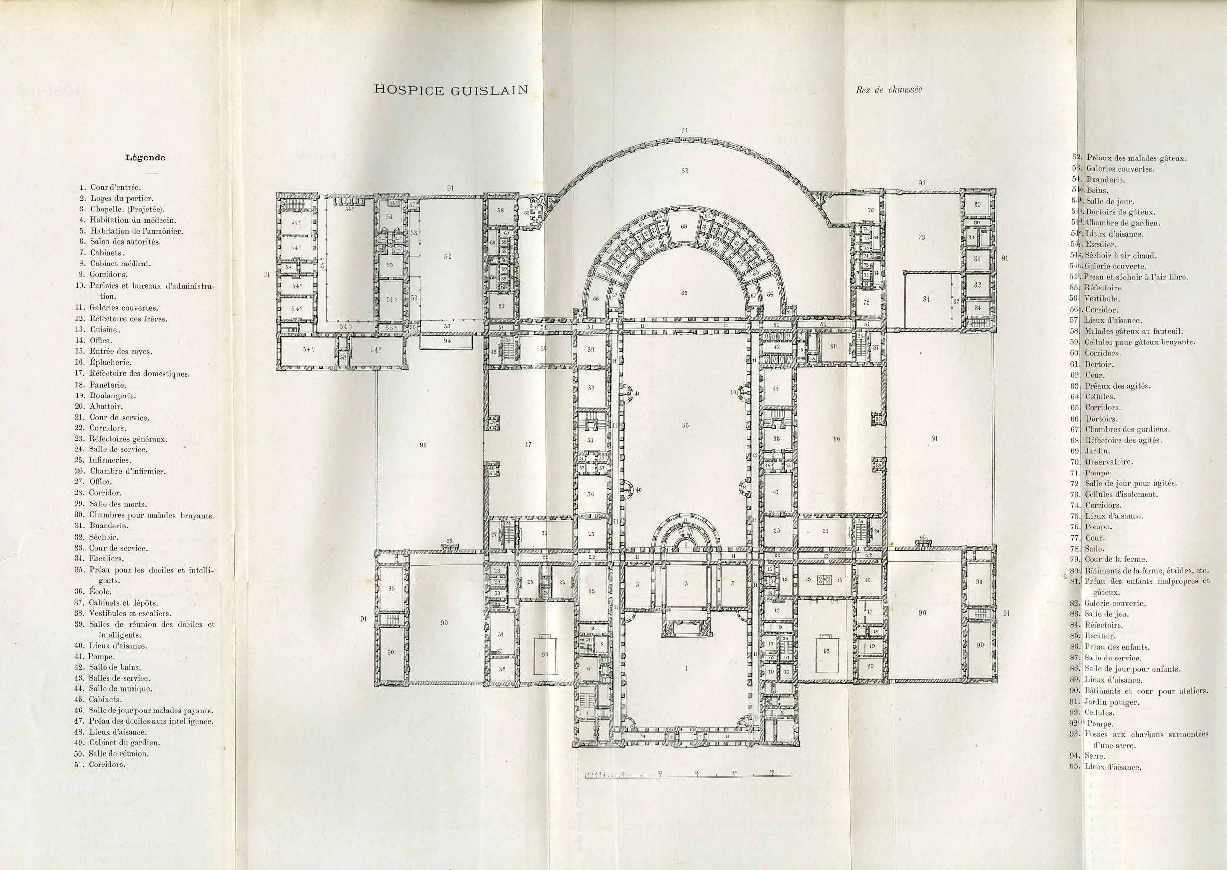 Grondplan Hospice Guislain