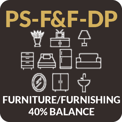 Furniture & Furnishing - 40% Balance