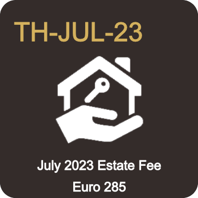 July Estate Fee - Townhouses