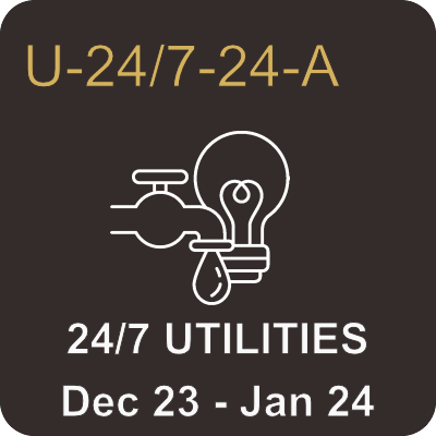 Village 24/7  Utilities Contribution - December 2023 and January 2024