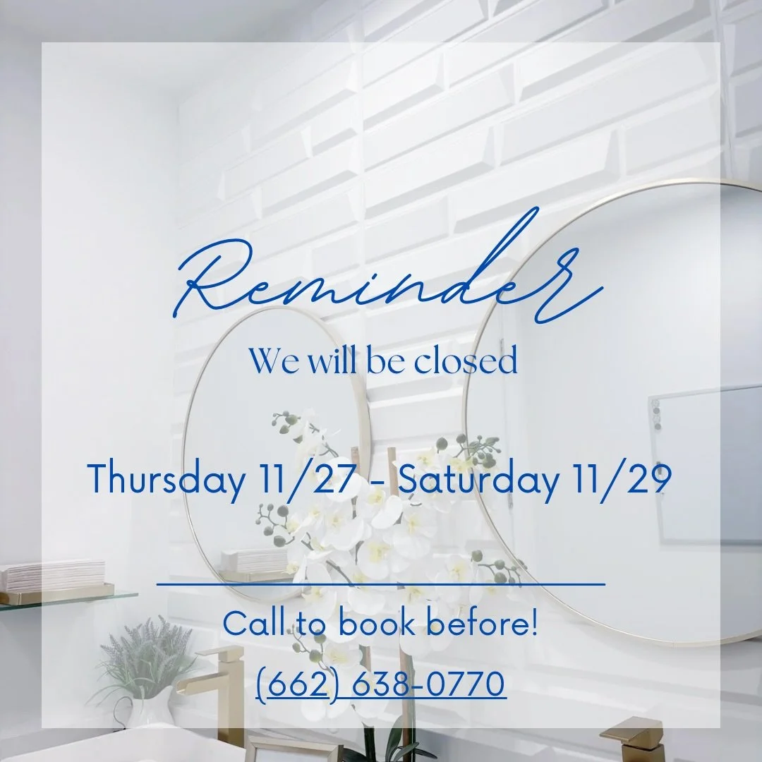 It&rsquo;ll be the last week to enjoy our November specials! Call us💙