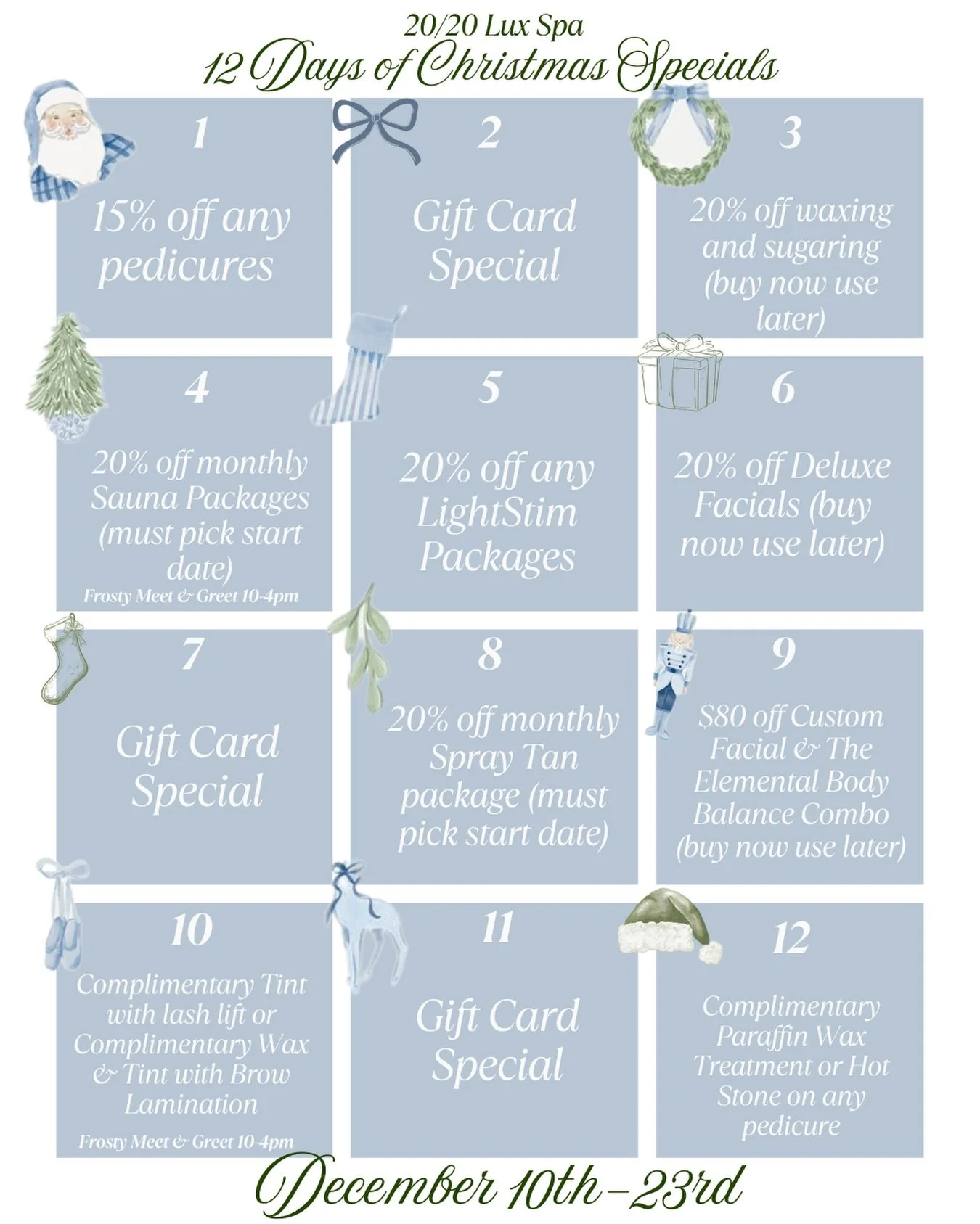 12 Days of Christmas Specials ❄️☃️💙!!!!