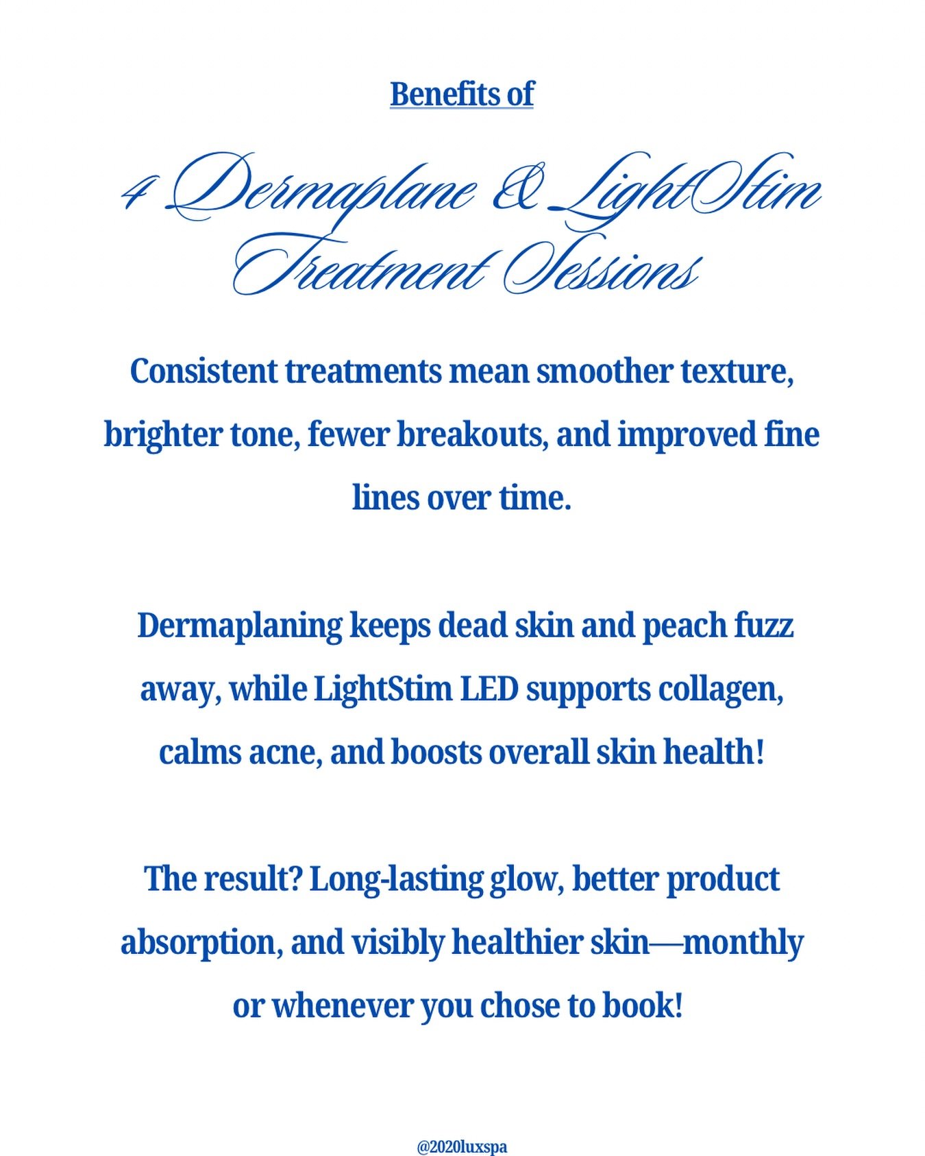 Look into our package deals to keep up with your treatments!🤍