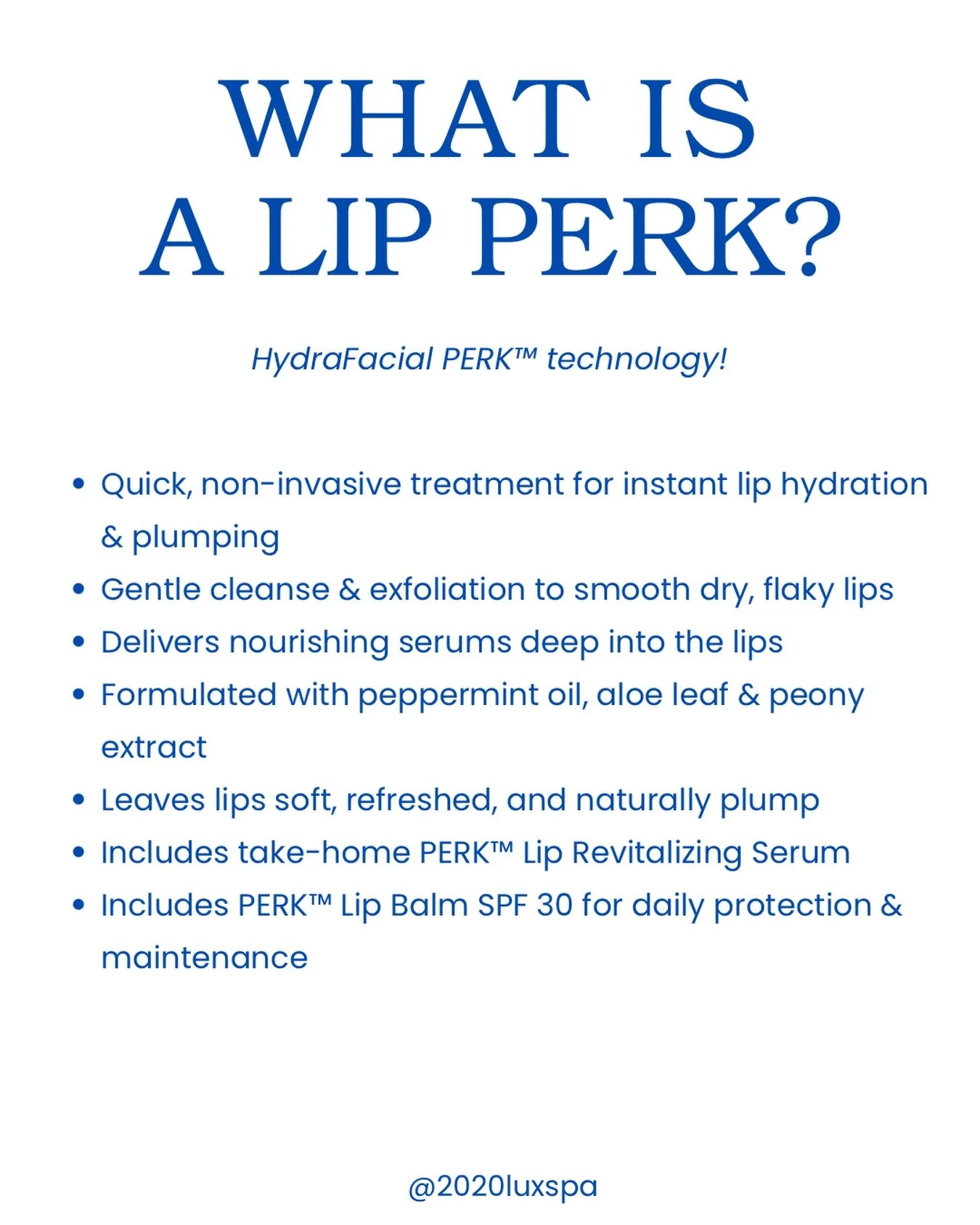 Hydrate, smooth, and plump your lips with our Lip Perk 💋💋