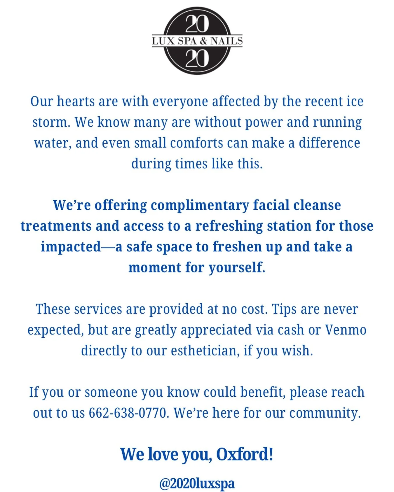 We love you Oxford!💙