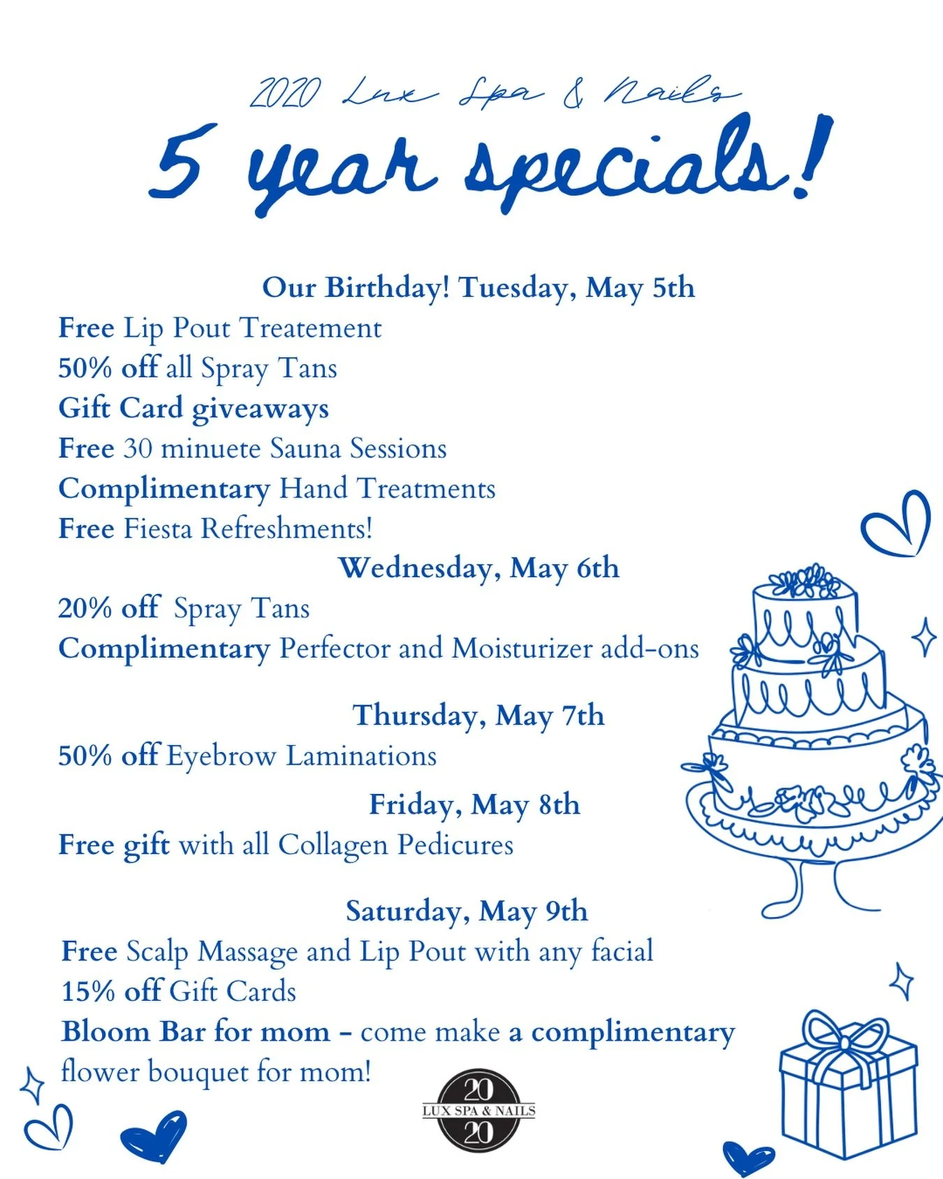Come celebrate with us ✨🧁💙