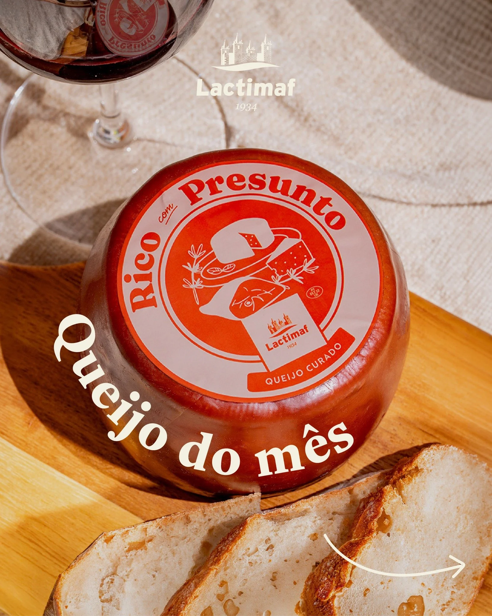 Quando o queijo e o presunto decidem juntar-se, o resultado s&oacute; podia ser memor&aacute;vel. 🤩

O Rico com Presunto &eacute; um queijo de vaca curado que conquista qualquer mesa.