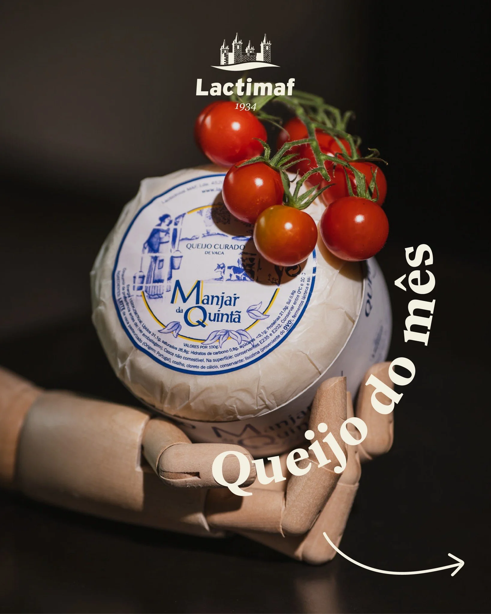 A estrela de outubro j&aacute; foi escolhida. 🧀

O Manjar da Quint&atilde; de Vaca far&aacute; as del&iacute;cias de qualquer convidado a quem queira proporcionar bons momentos.

A sua regra de ouro? Para extrair o m&aacute;ximo da sua cremosidade, 